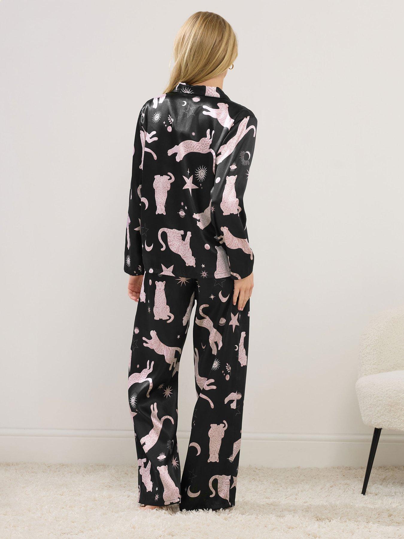 pixiegirl-petite-conversational-satin-pyjama-set-bluestillFront