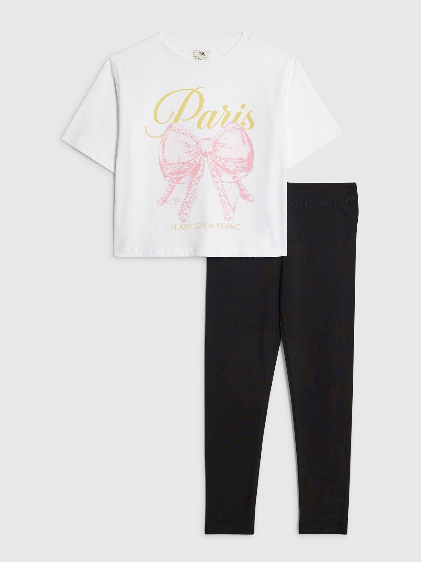 river-island-older-girls-paris-bow-t-shirt-set-white