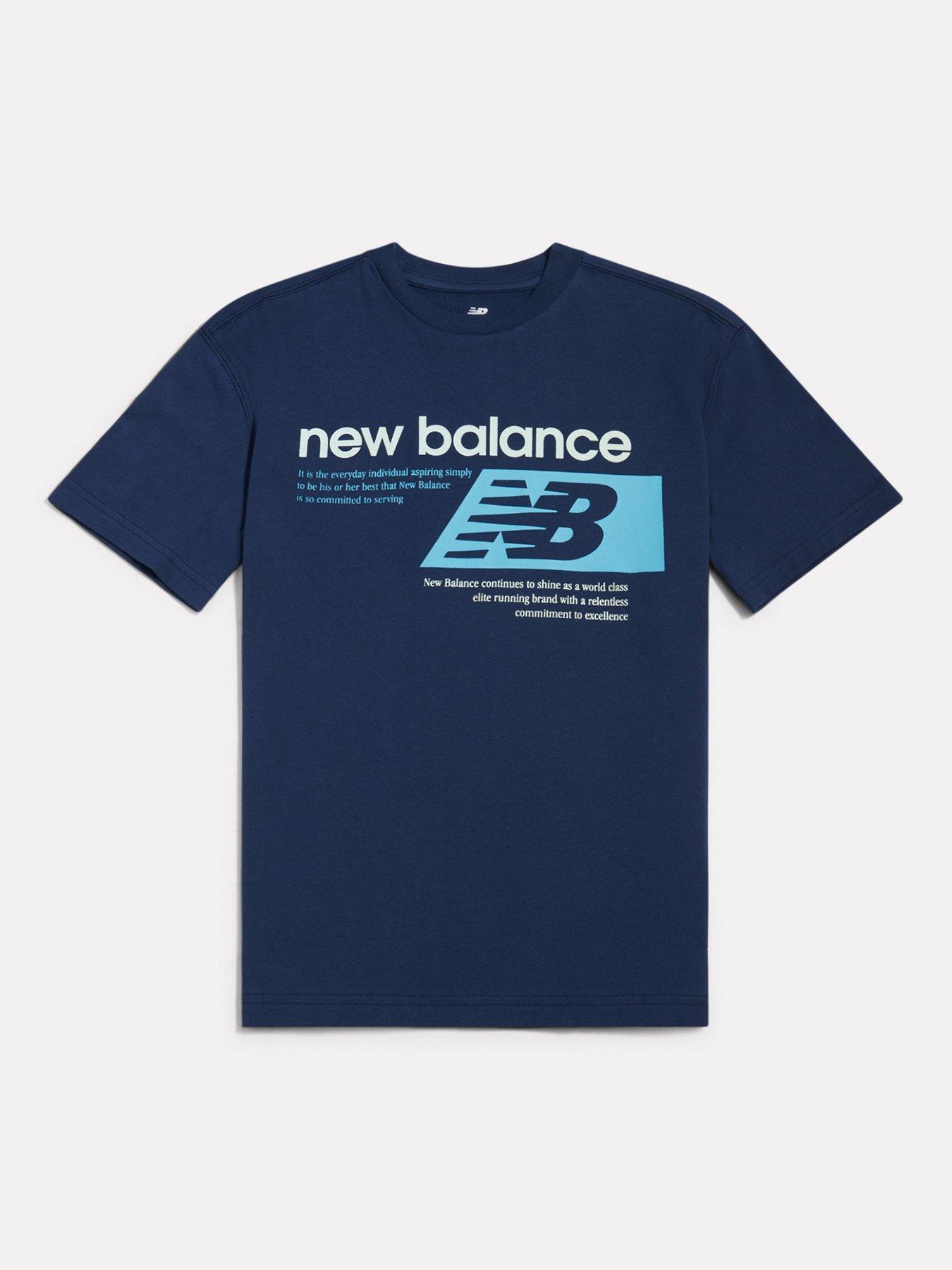 Image 6 of 6 of New Balance Junior Boys Athletic Graphic T-Shirt - Blue