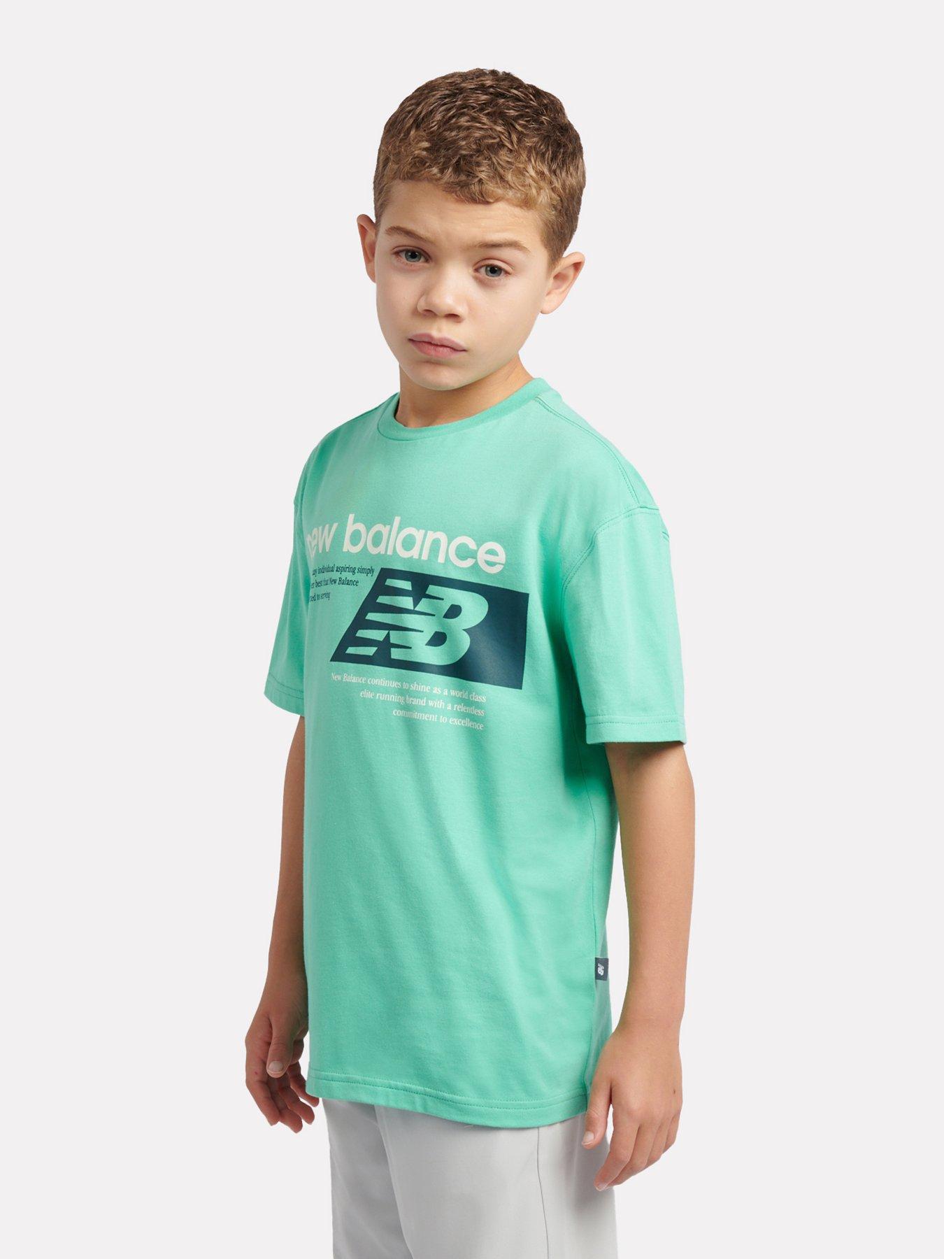 Image 4 of 5 of New Balance Junior Boys Athletic Graphic T-Shirt - Green