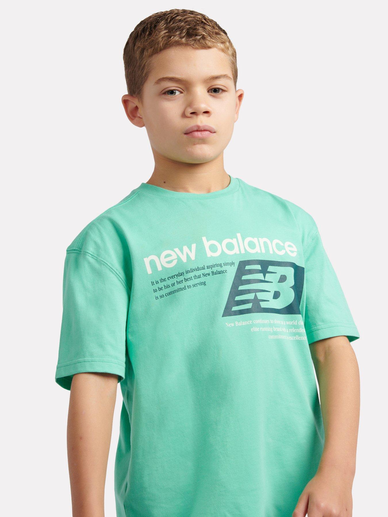 Image 5 of 5 of New Balance Junior Boys Athletic Graphic T-Shirt - Green