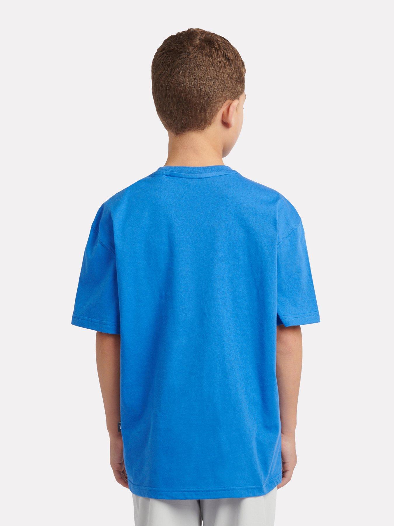 Image 2 of 7 of New Balance Junior Boys Running Graphic Tee - Blue