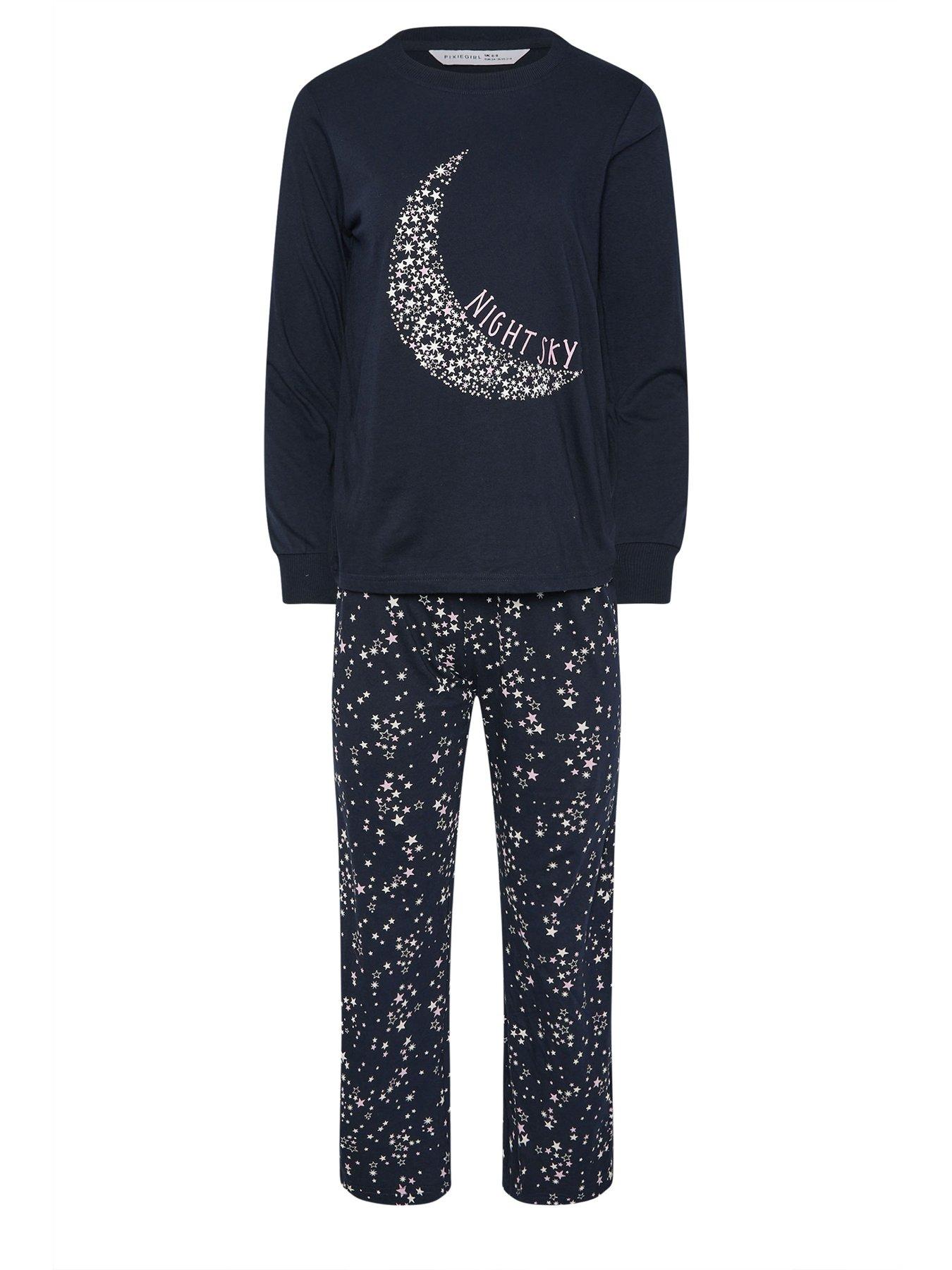 pixiegirl-petite-night-sky-pyjama-set-bluedetail
