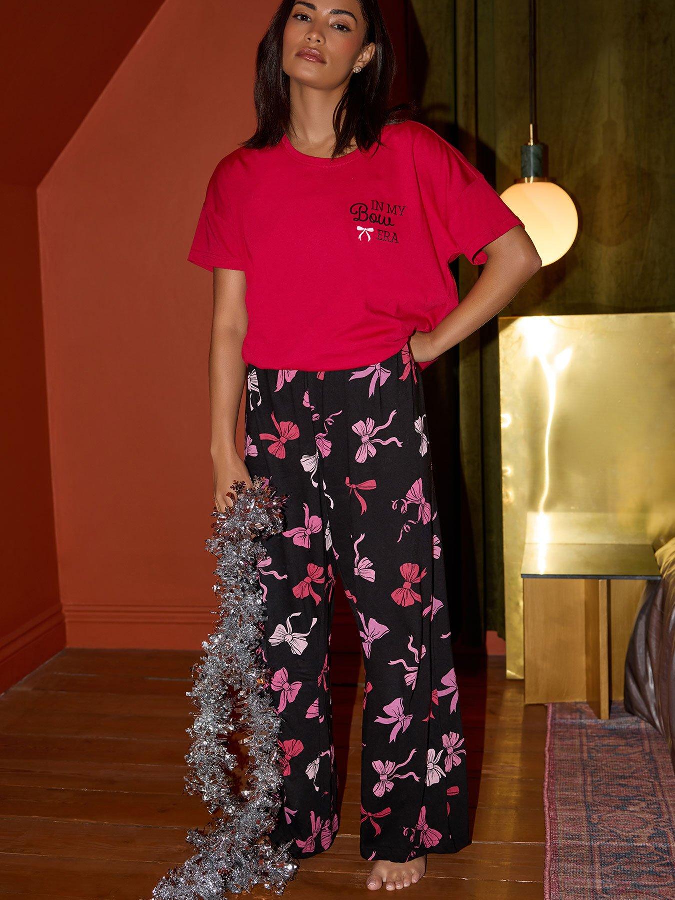 pixiegirl-petite-in-my-bow-era-pyjama-set-red