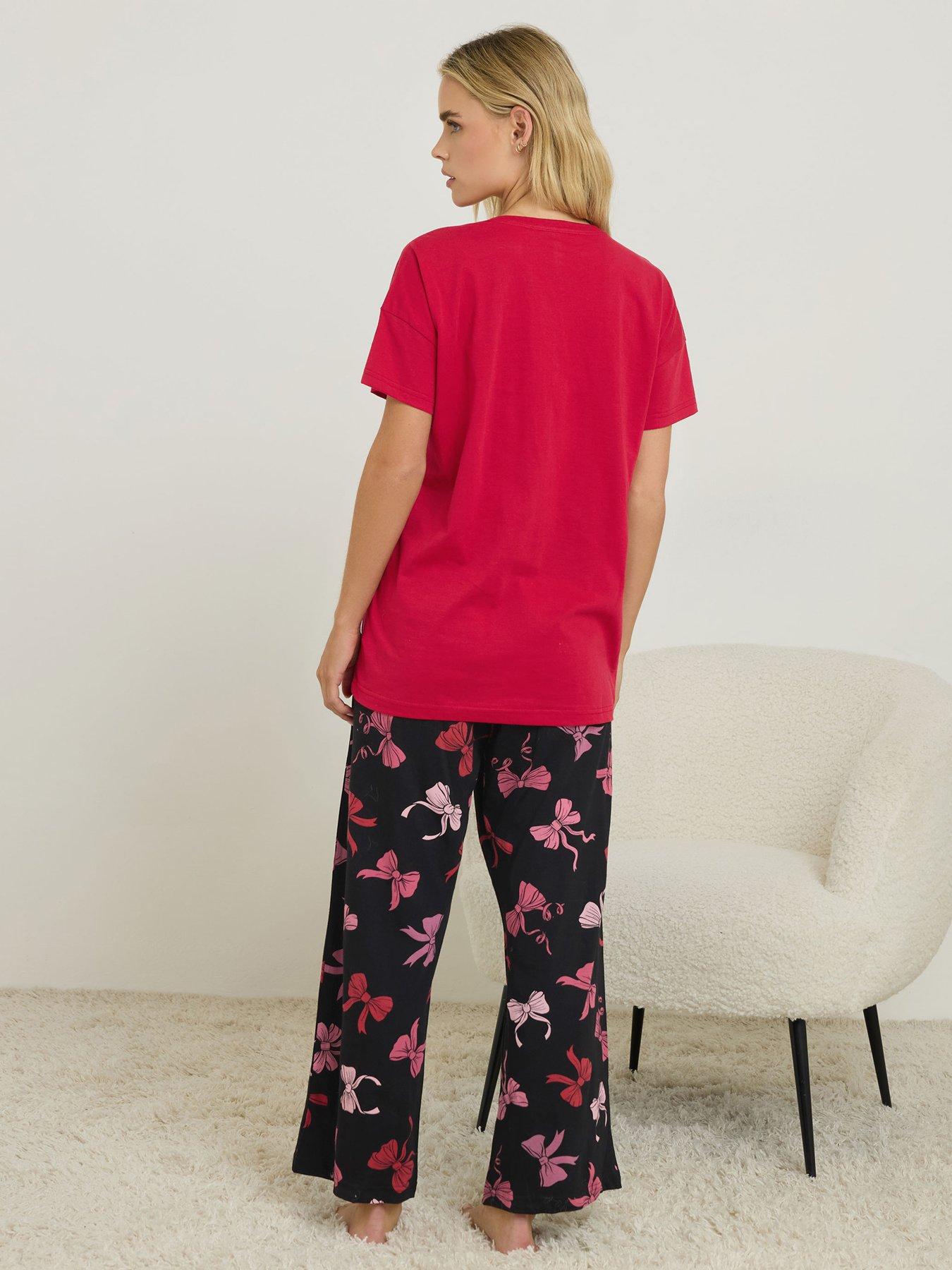 pixiegirl-petite-in-my-bow-era-pyjama-set-redstillFront
