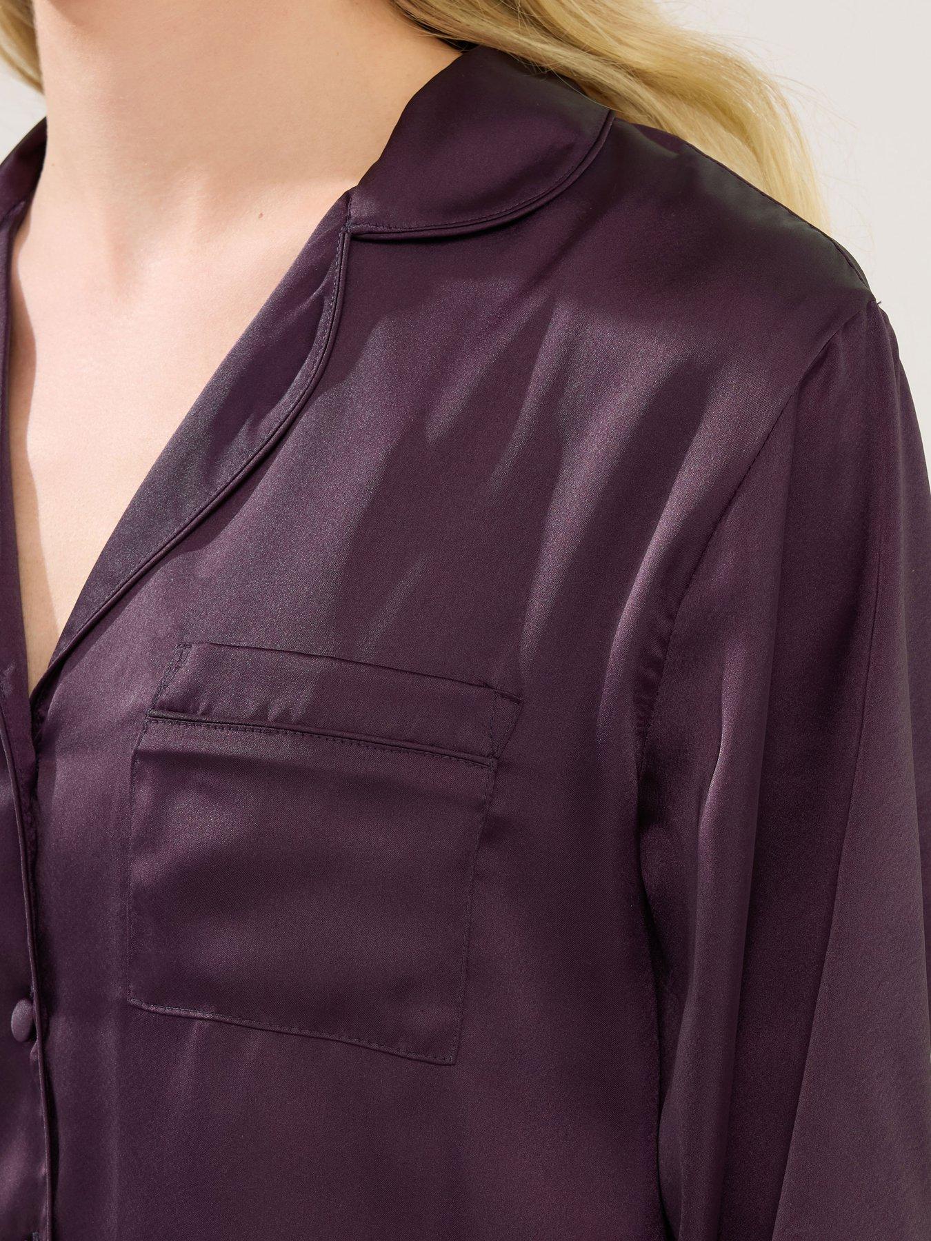 pixiegirl-petite-satin-button-pyjama-set-burgundy-redoutfit