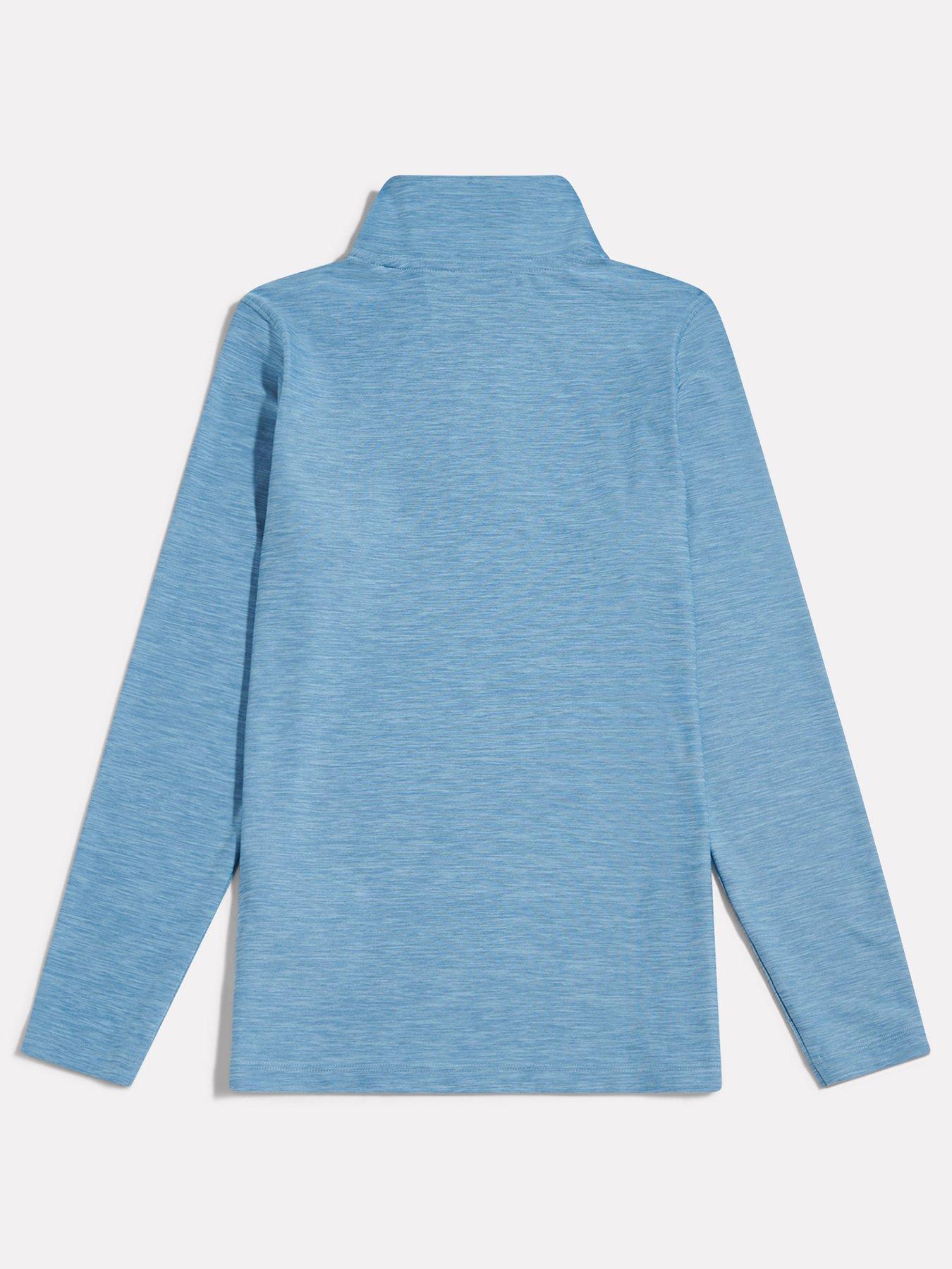 Image 2 of 3 of New Balance Junior Boys Athletic Quarter Zip - Blue