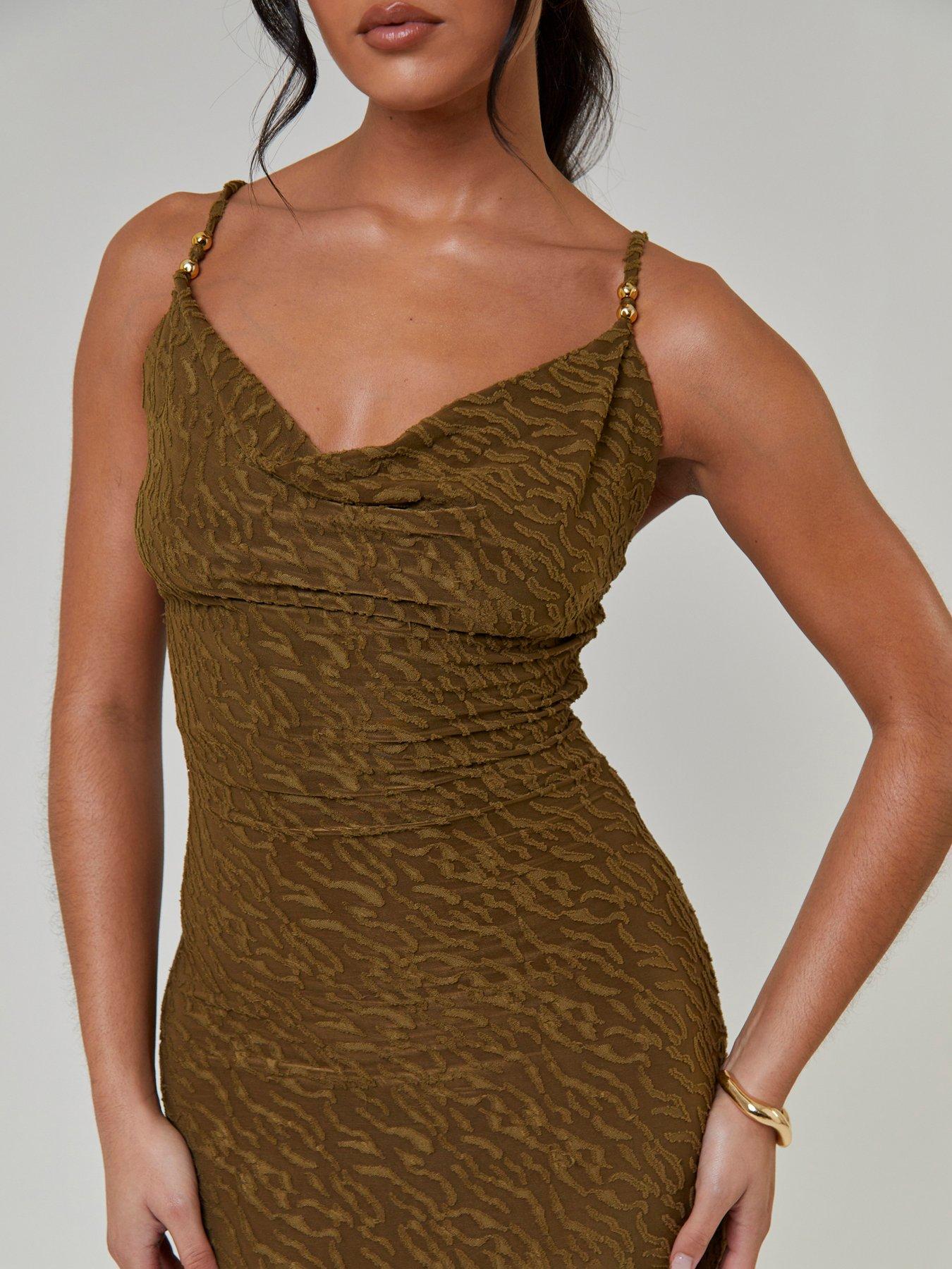south-beach-textured-cowl-neck-maxi-dress-khakidetail