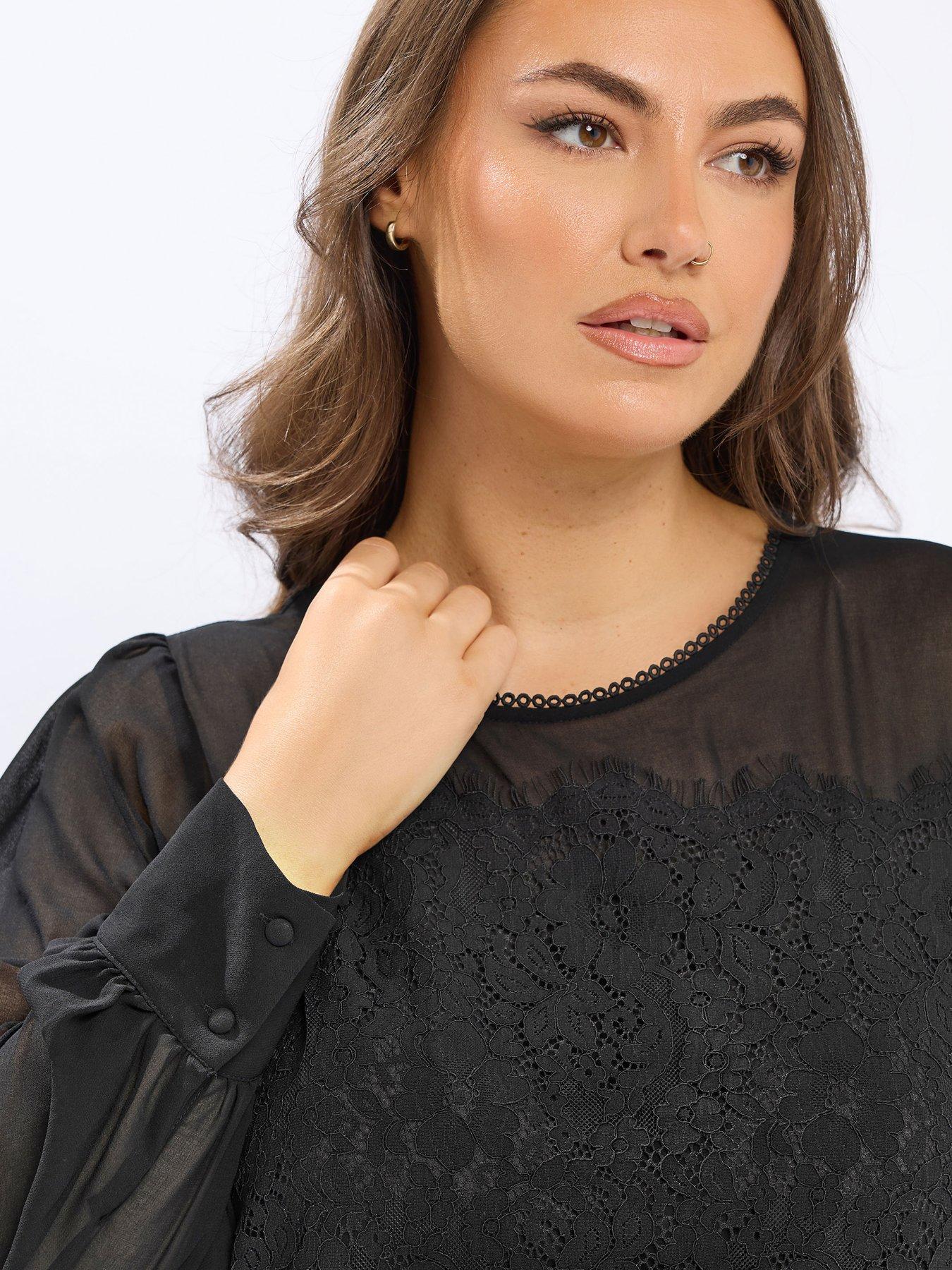 yours-curve-lace-front-blouse-blackoutfit