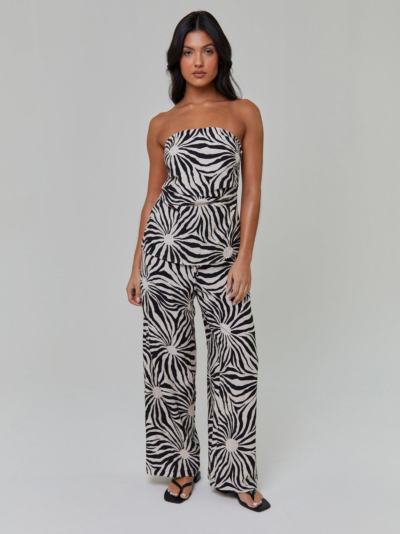 south-beach-sunburst-textured-bandeau-ruched-top-monofront