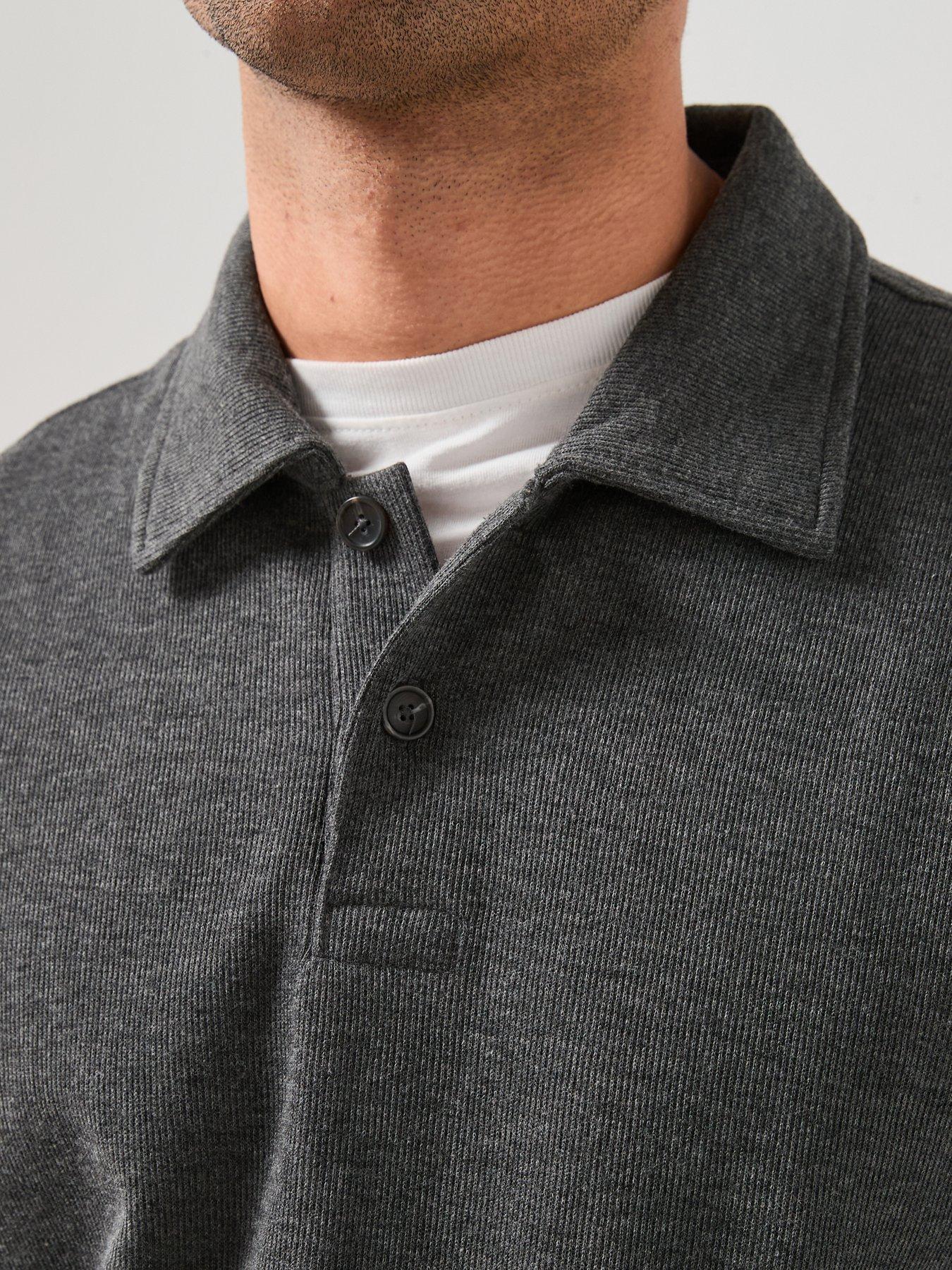 mango-shangaip-polo-sweatshirt-dark-greyoutfit