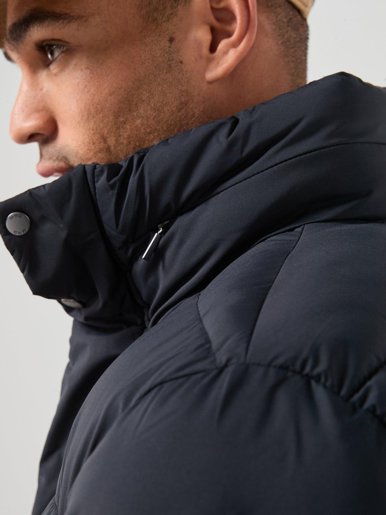 Image 5 of 6 of Mango Alonso Water Repellent Padded Jacket - Navy