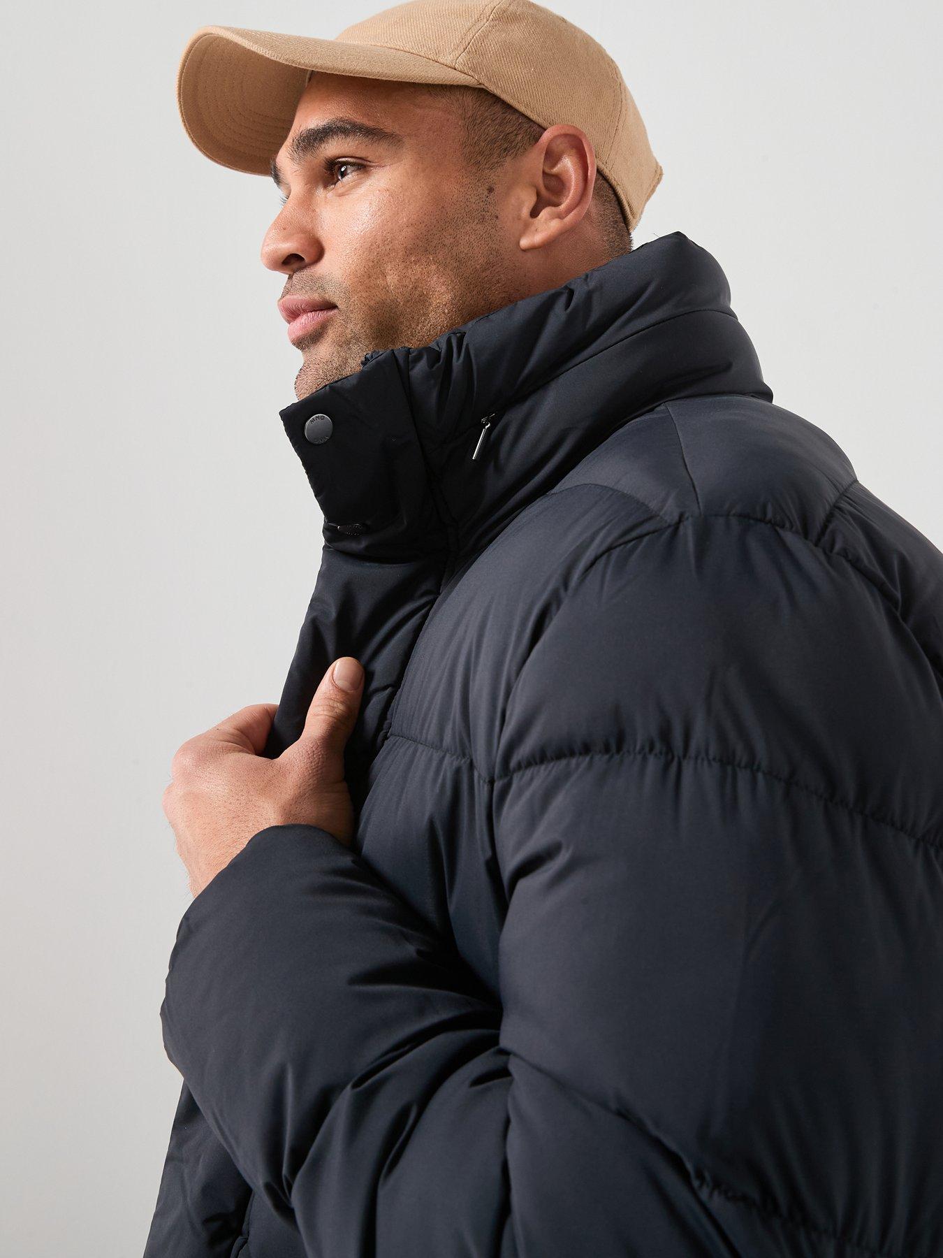 Image 6 of 6 of Mango Alonso Water Repellent Padded Jacket - Navy