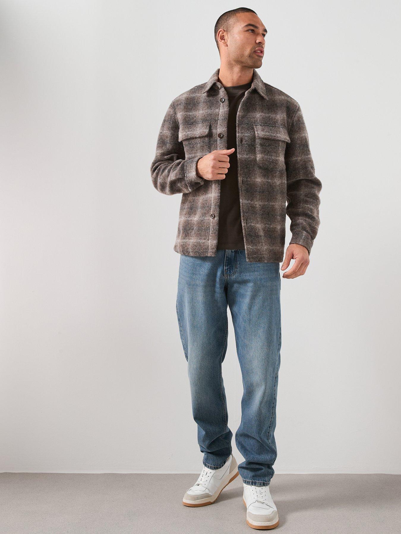 mango-bodrum-checked-double-pocket-jacket-brownback