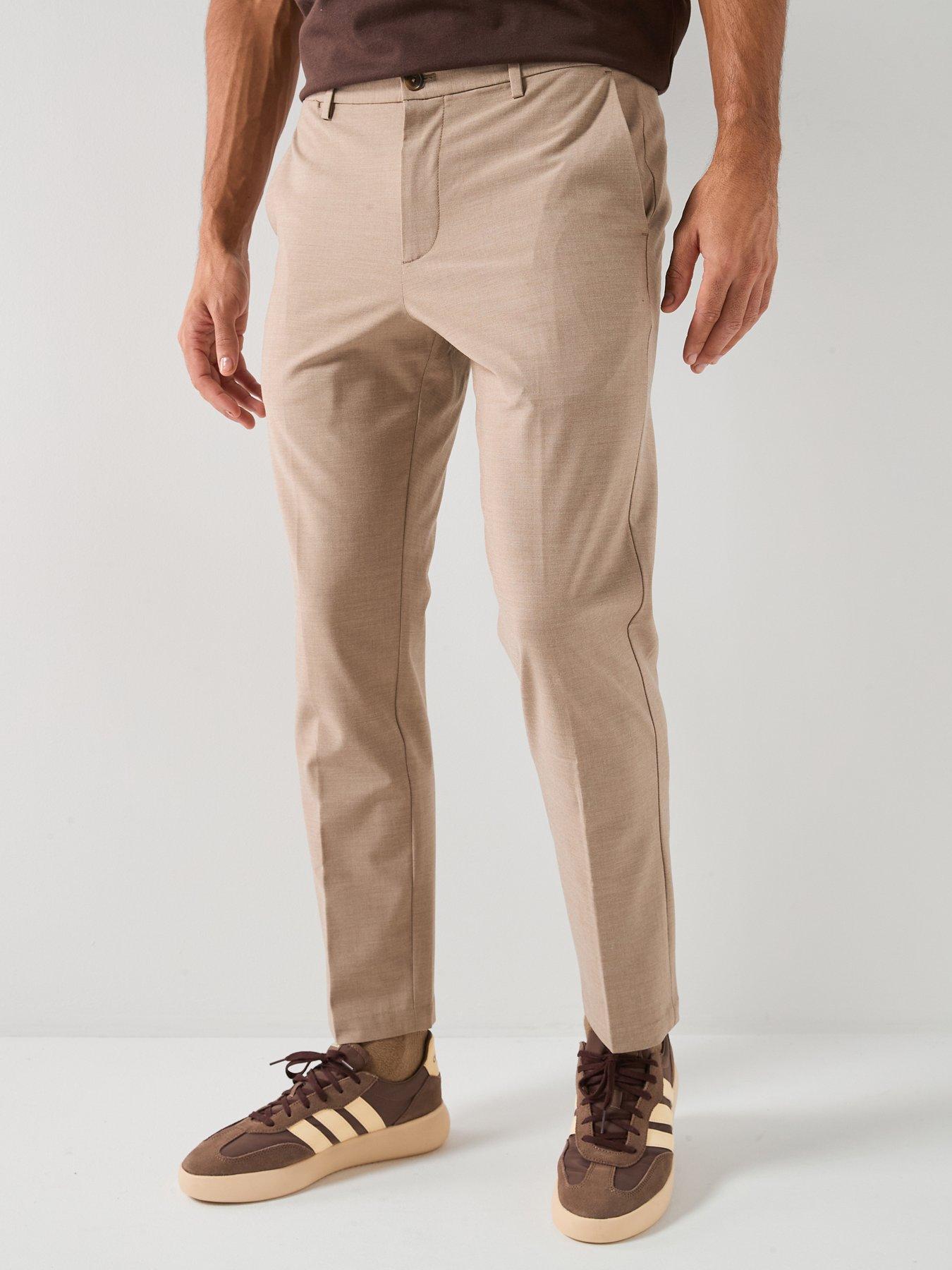 mango-bologna-stretch-slim-trousers-beigefront