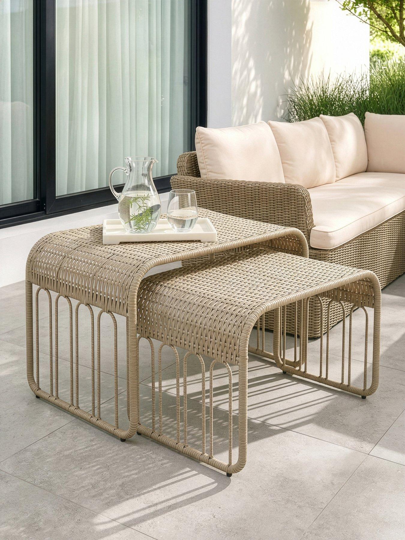 The Very Collection Albany Nested Garden Tables (Set Of 2) in One Colour