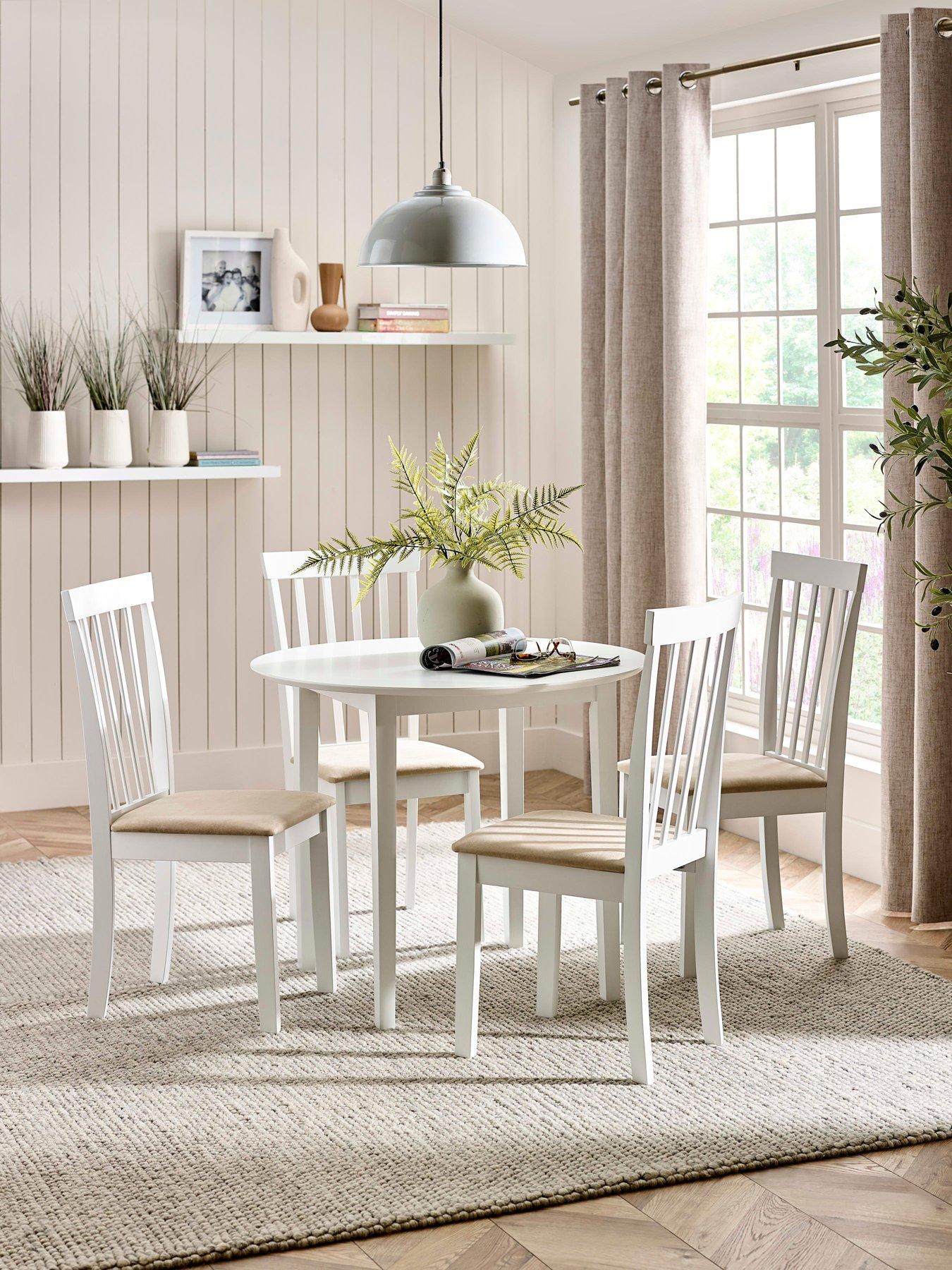 Julian Bowen Orwell Round Dining Table With 4 Chairs