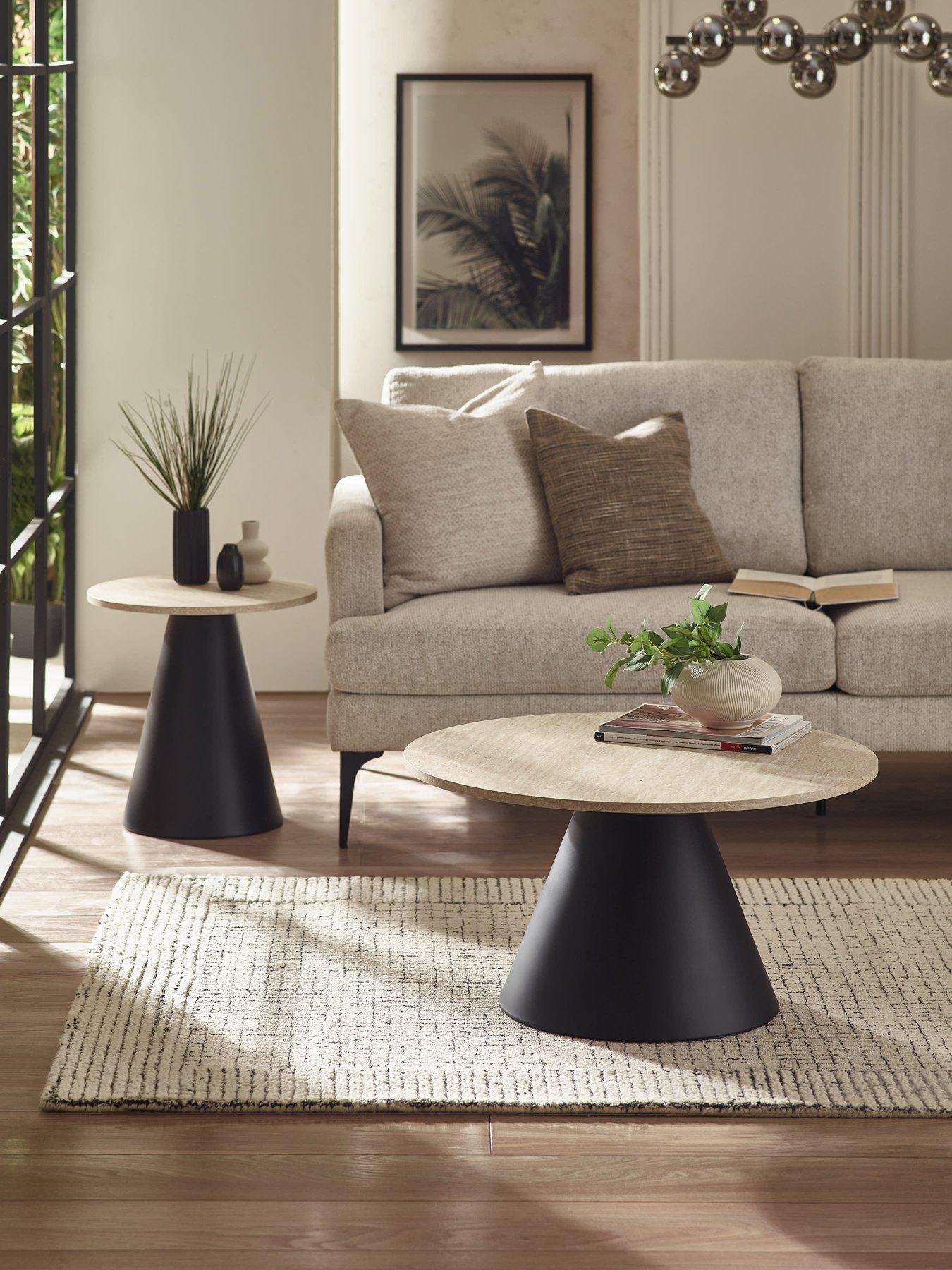 julian-bowen-elgon-travertine-effect-coffee-and-lamp-table-set