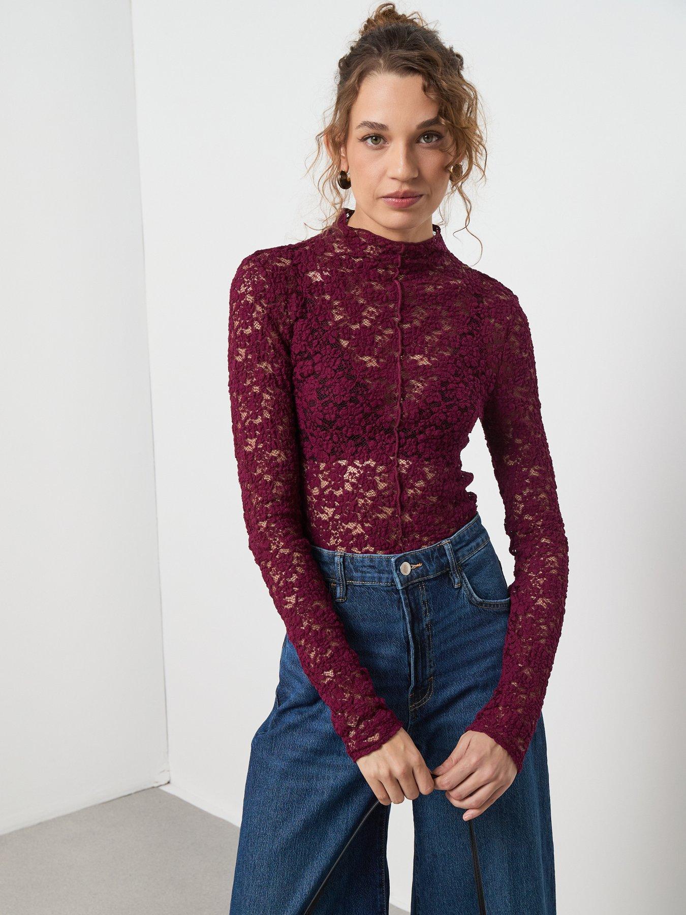 mango-lace-top-with-perkins-collar-redfront