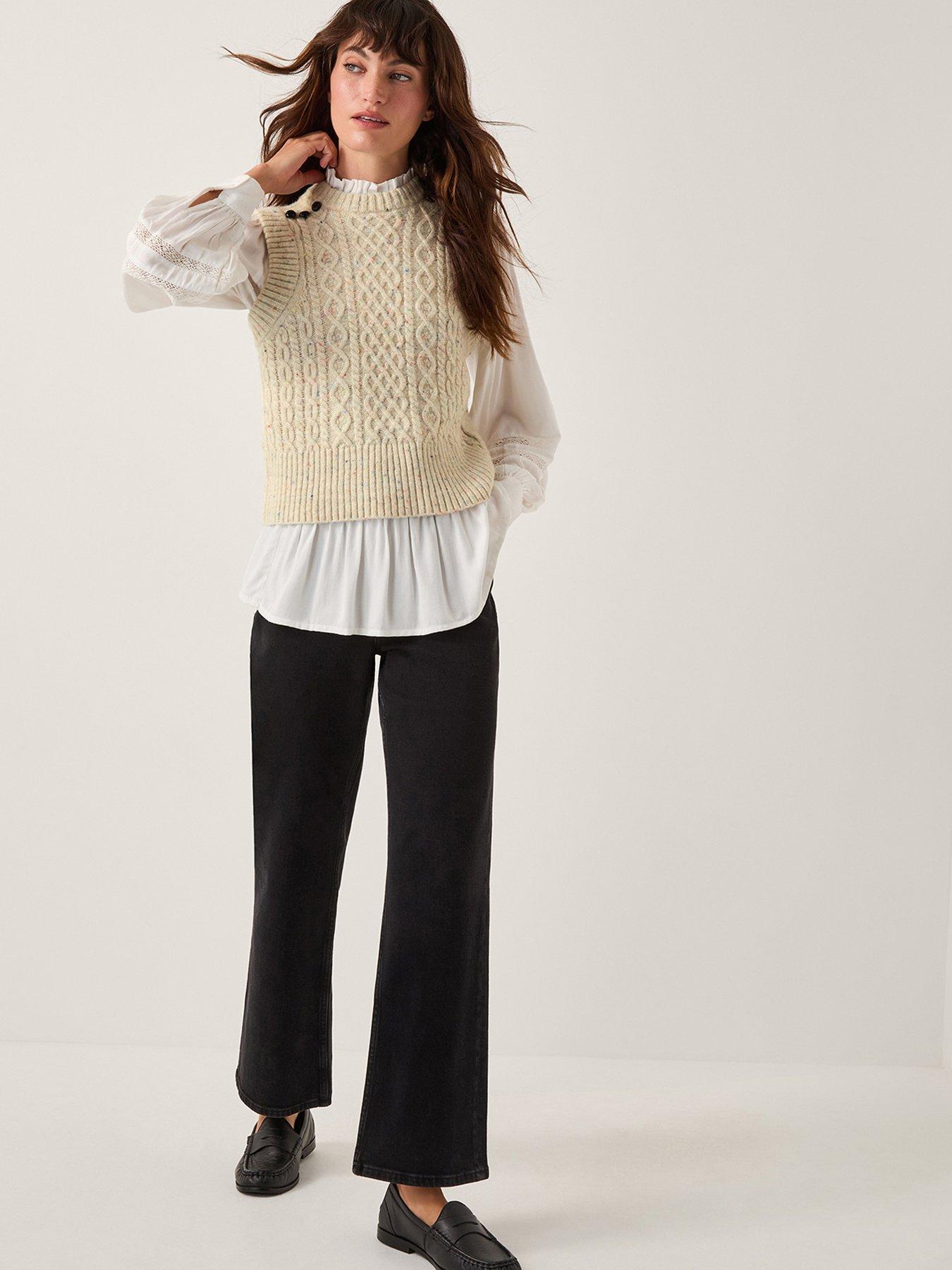 monsoon-carly-cable-tank-greyoutfit