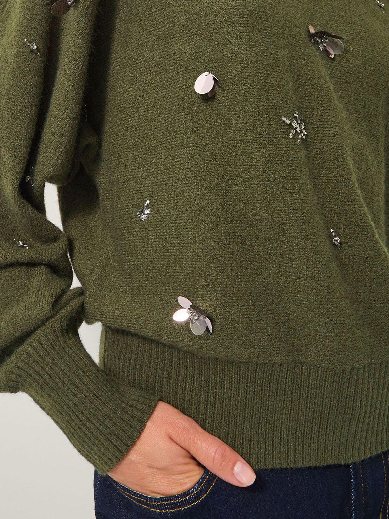 monsoon-sable-sequin-jumper-greendetail