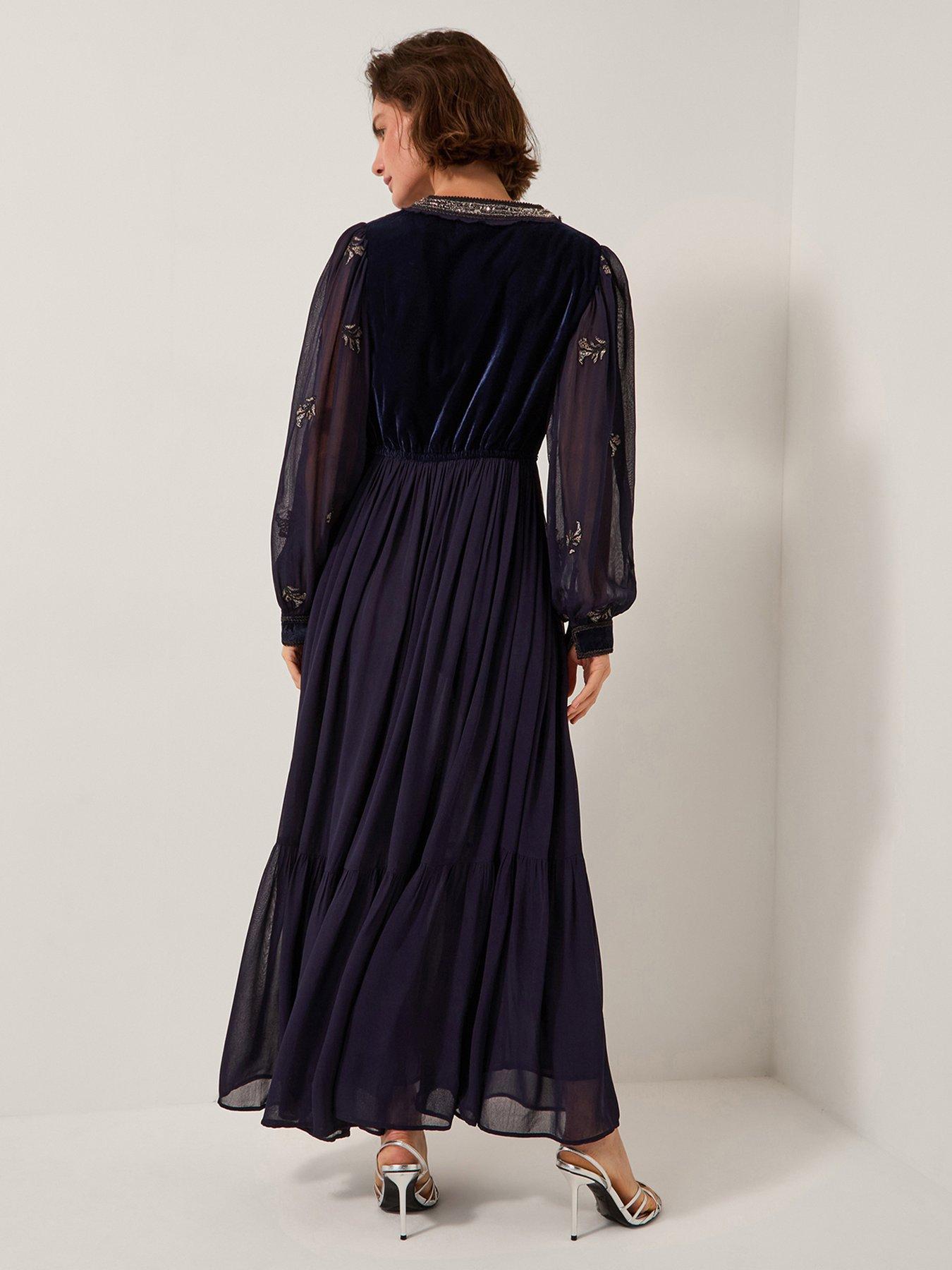 monsoon-joanna-emb-dress-bluestillFront