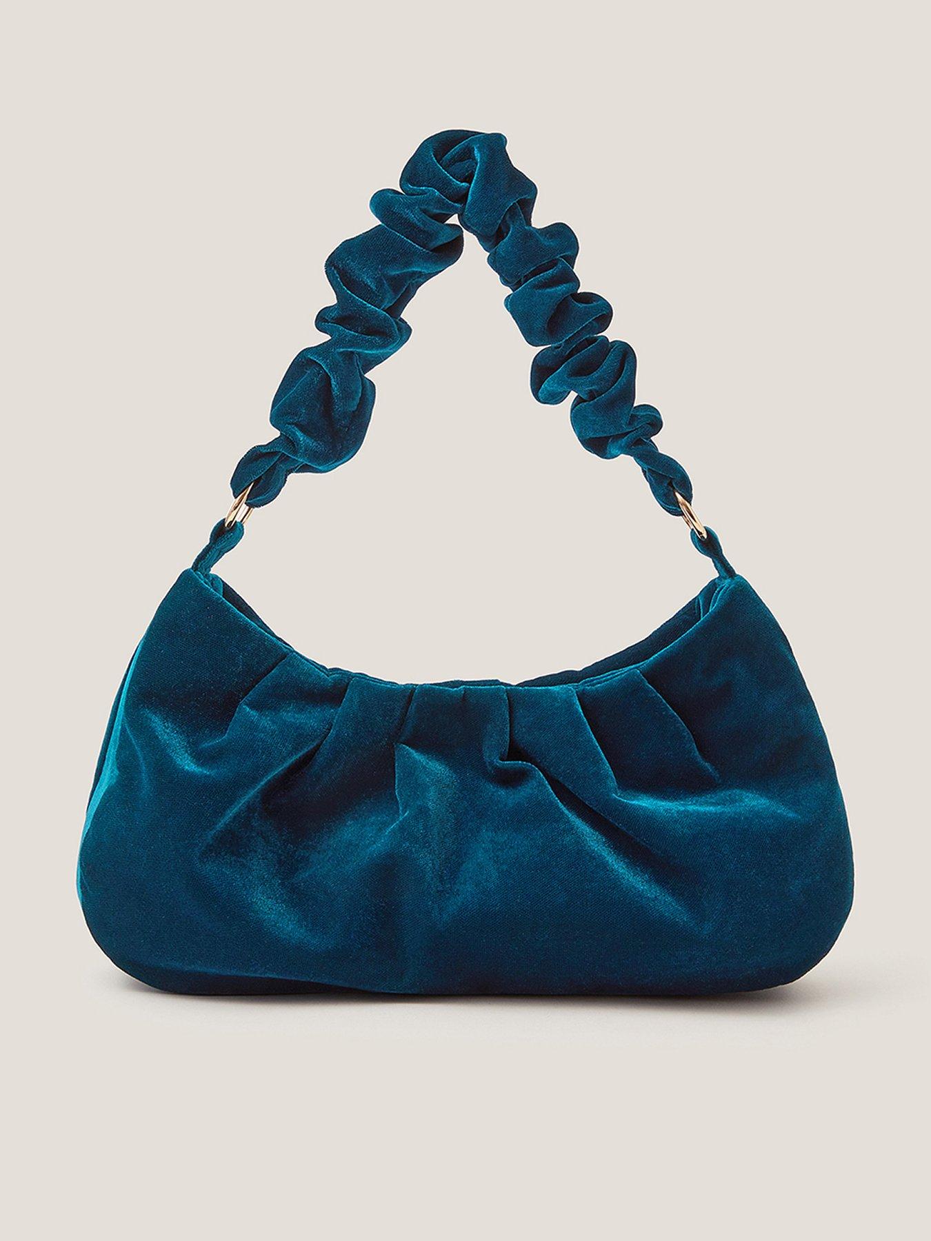 monsoon-vela-velvet-bag-green