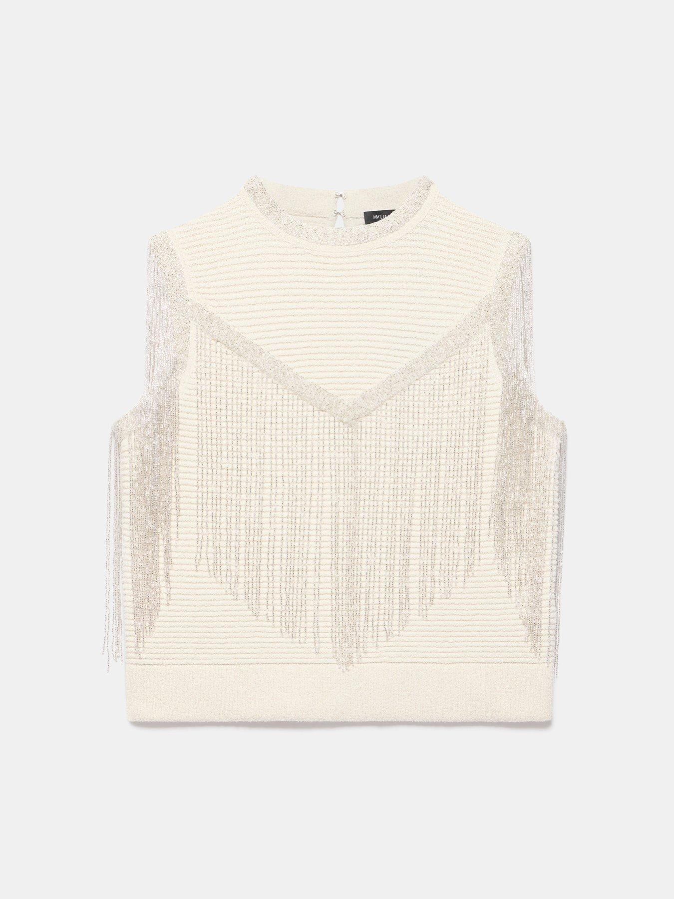 mint-velvet-cream-embellished-fringe-top-whitedetail
