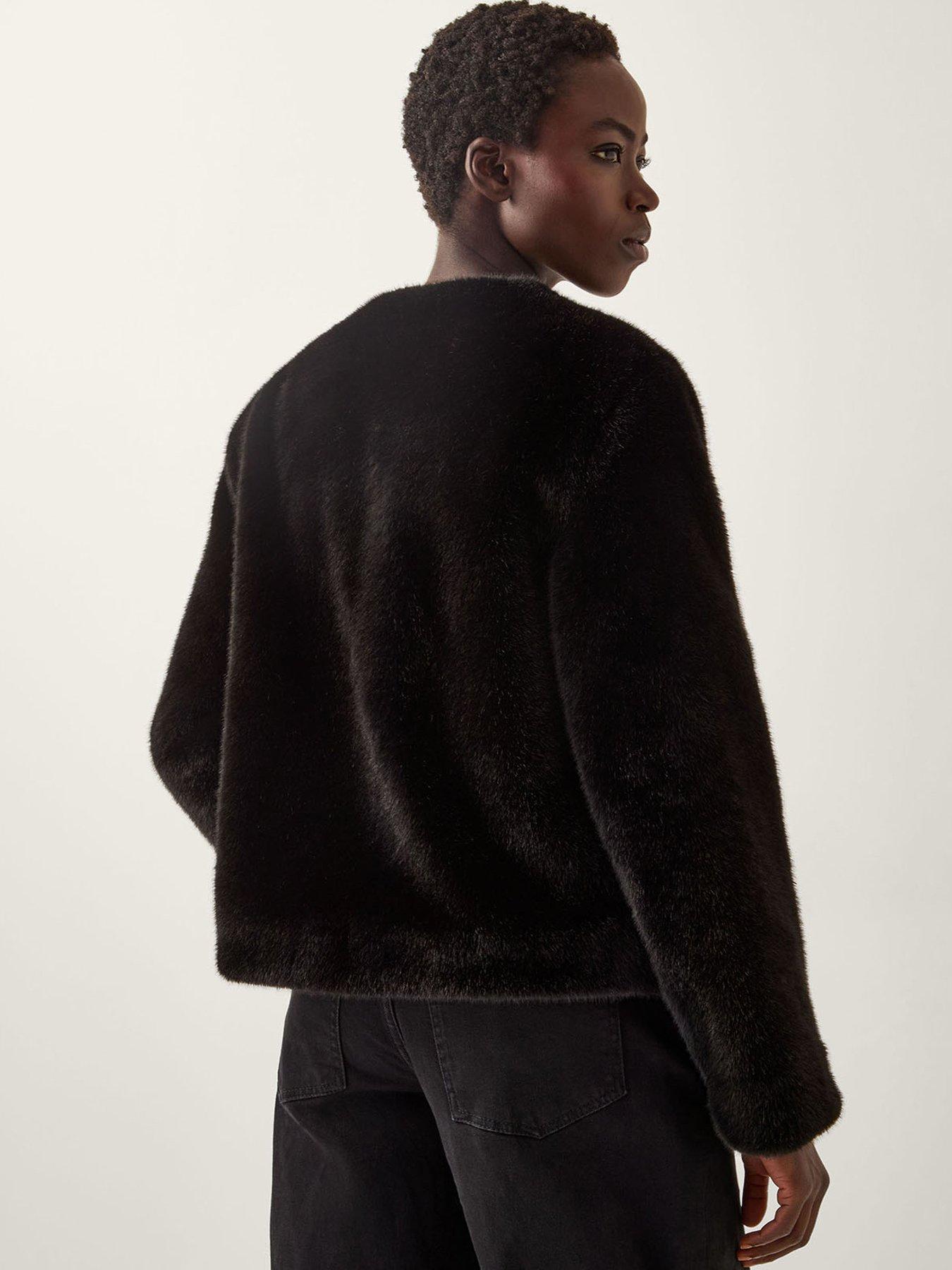 monsoon-farah-short-fur-jacket-blackstillFront