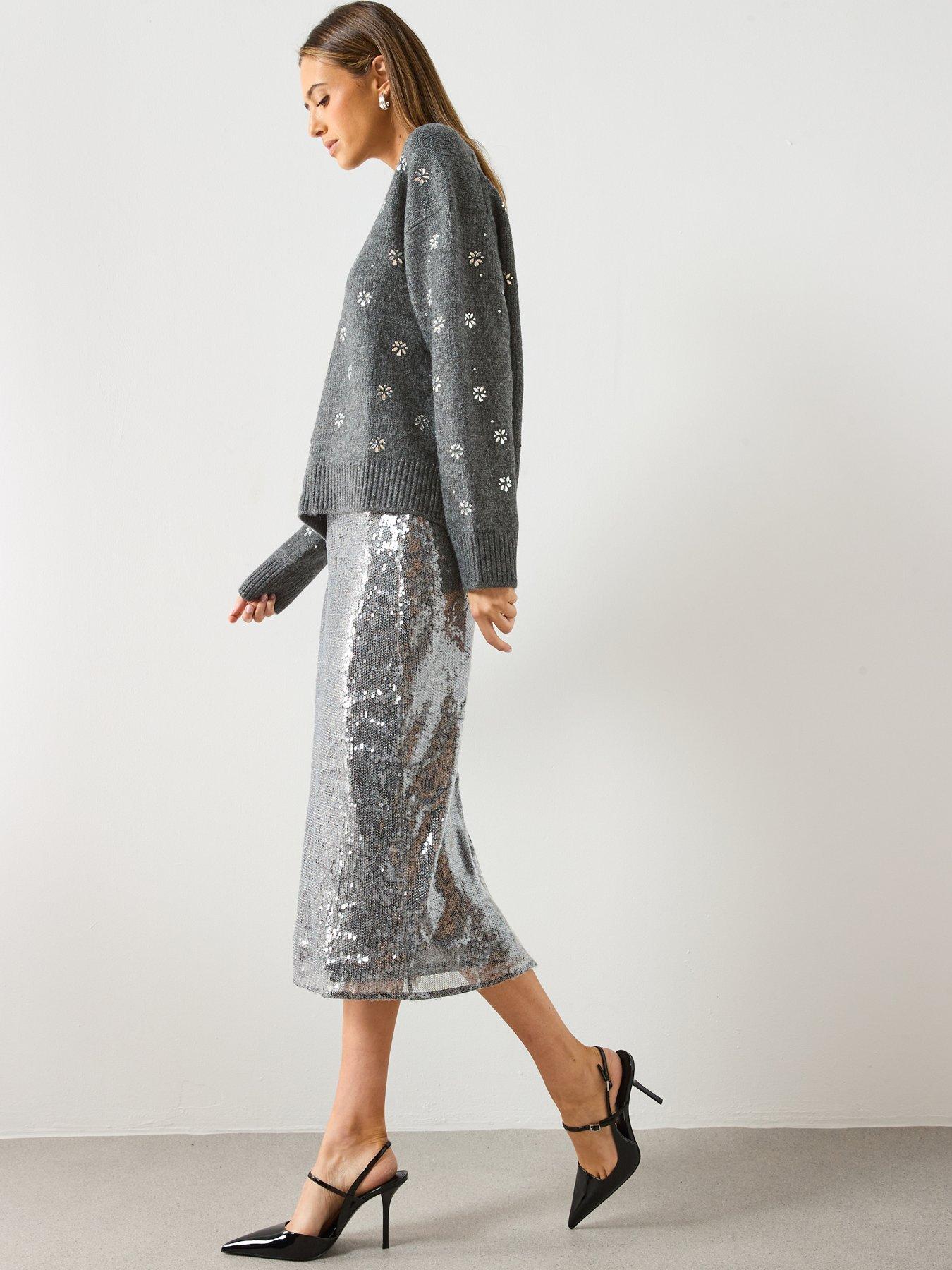 mango-sequin-midi-pencil-skirt-greydetail
