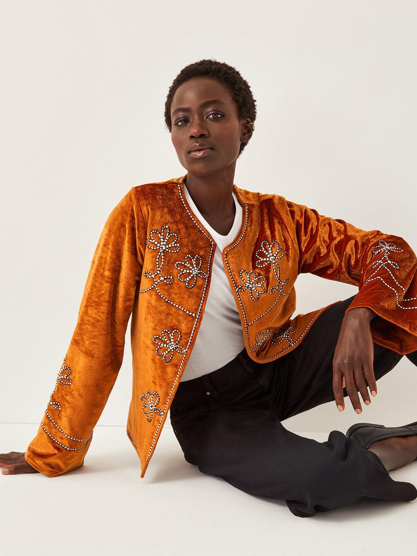 monsoon-venus-velvet-embroidered-jacket-orange
