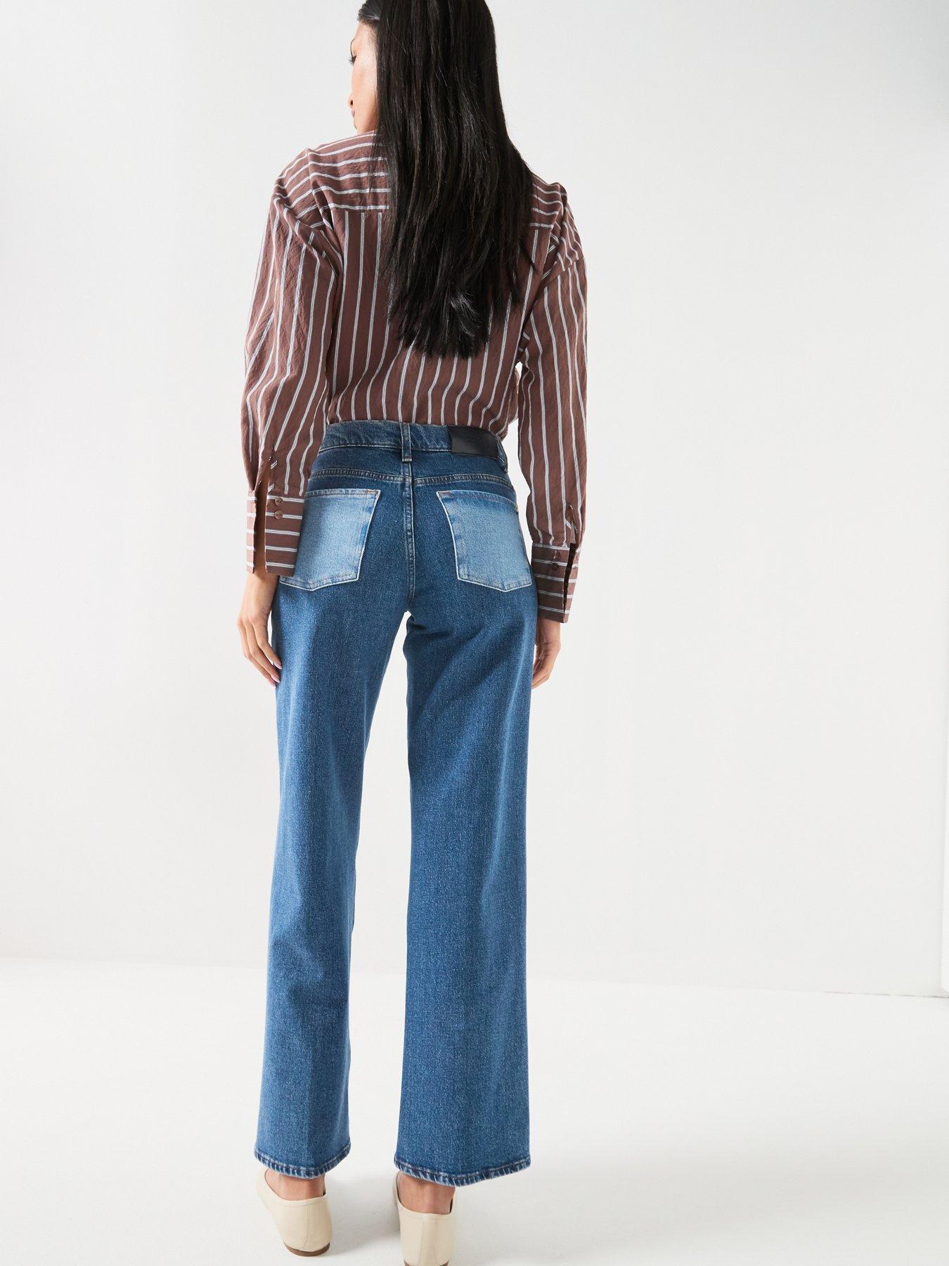 Image 6 of 6 of 7 FOR ALL MANKIND Stovepipe Straight Joker Jeans - Blue