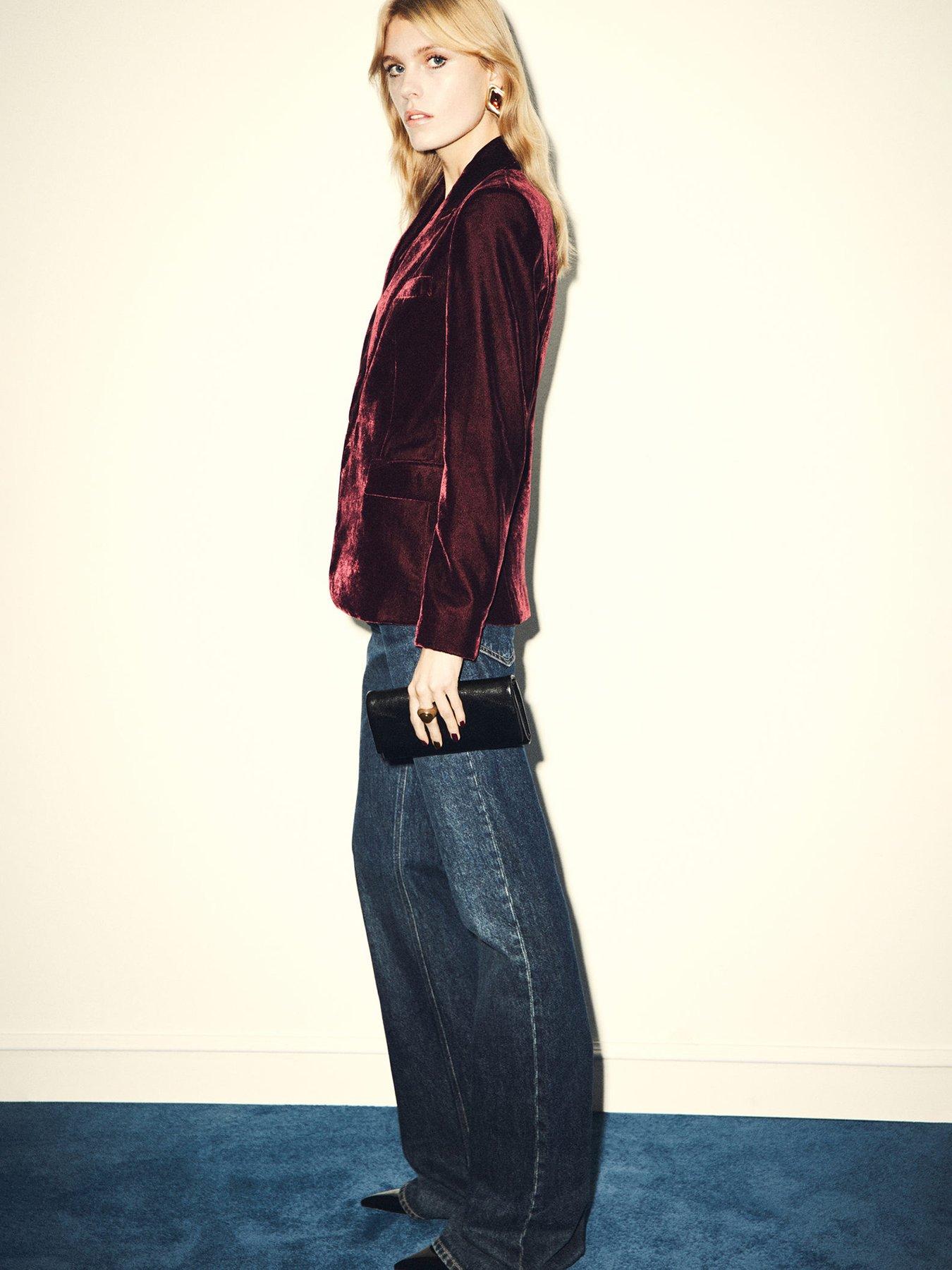 mango-velvet-blazer-burgundyoutfit