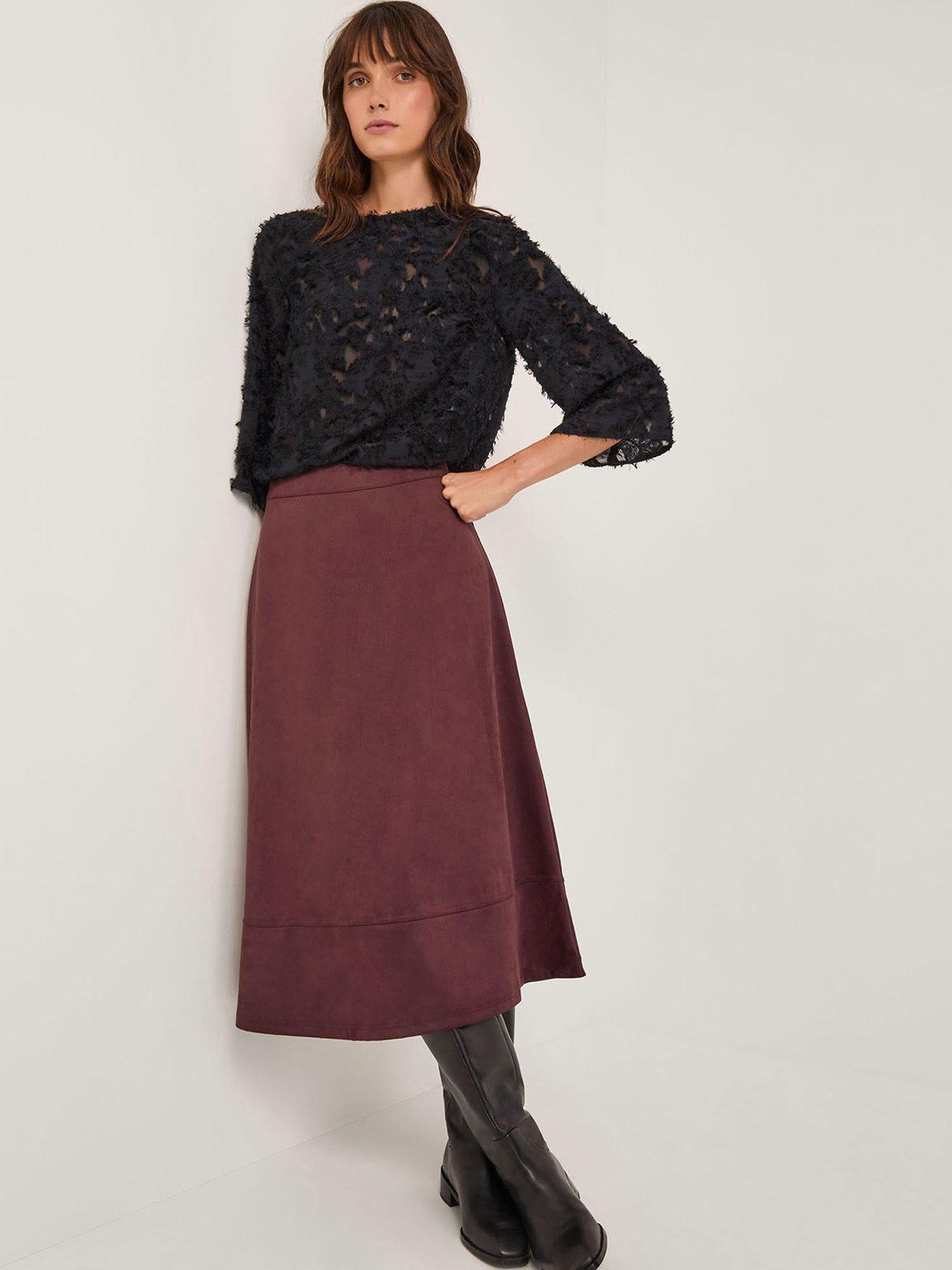 monsoon-chrissy-textured-top-black