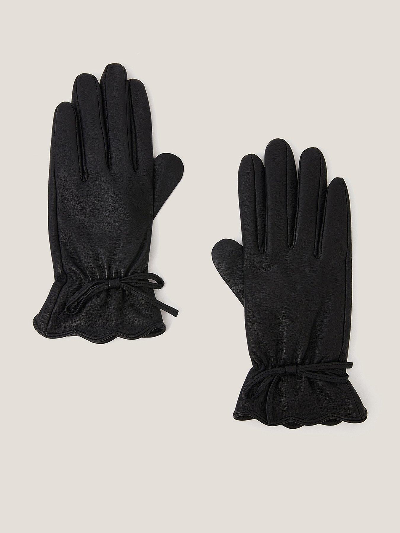 monsoon-eva-leather-bow-gloves-black