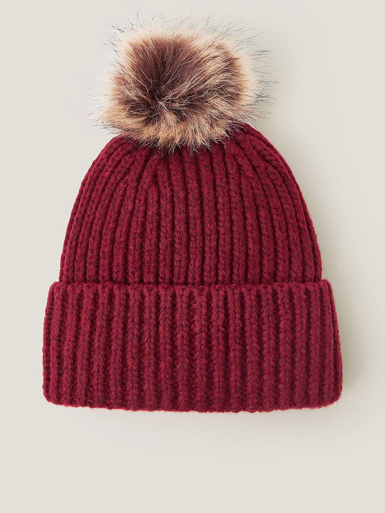 monsoon-dede-bobble-hat-red