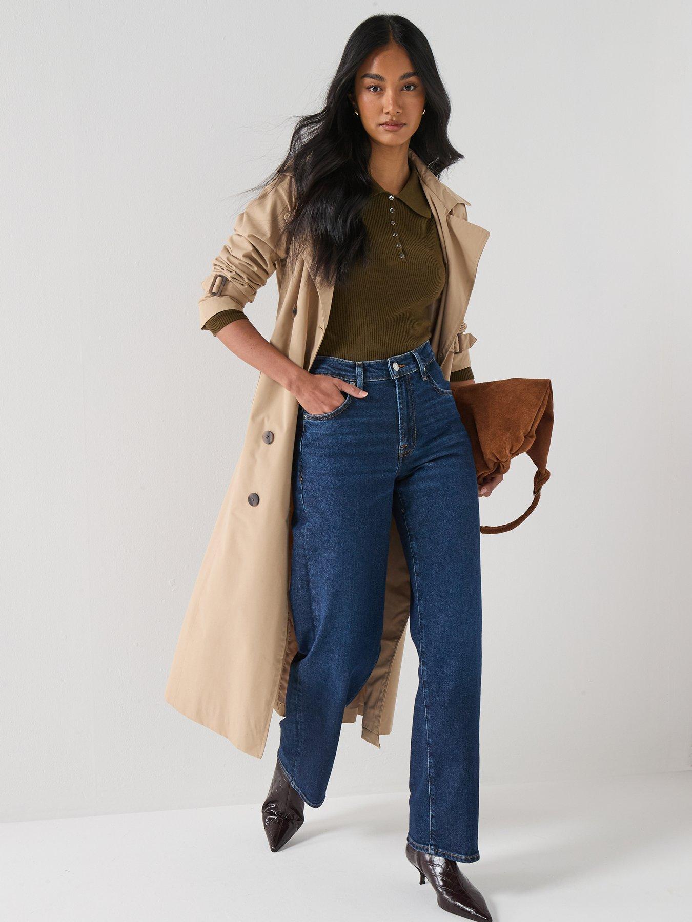 Image 3 of 6 of 7 FOR ALL MANKIND Luxe Vintage Stovepipe Straight Jeans - Navy