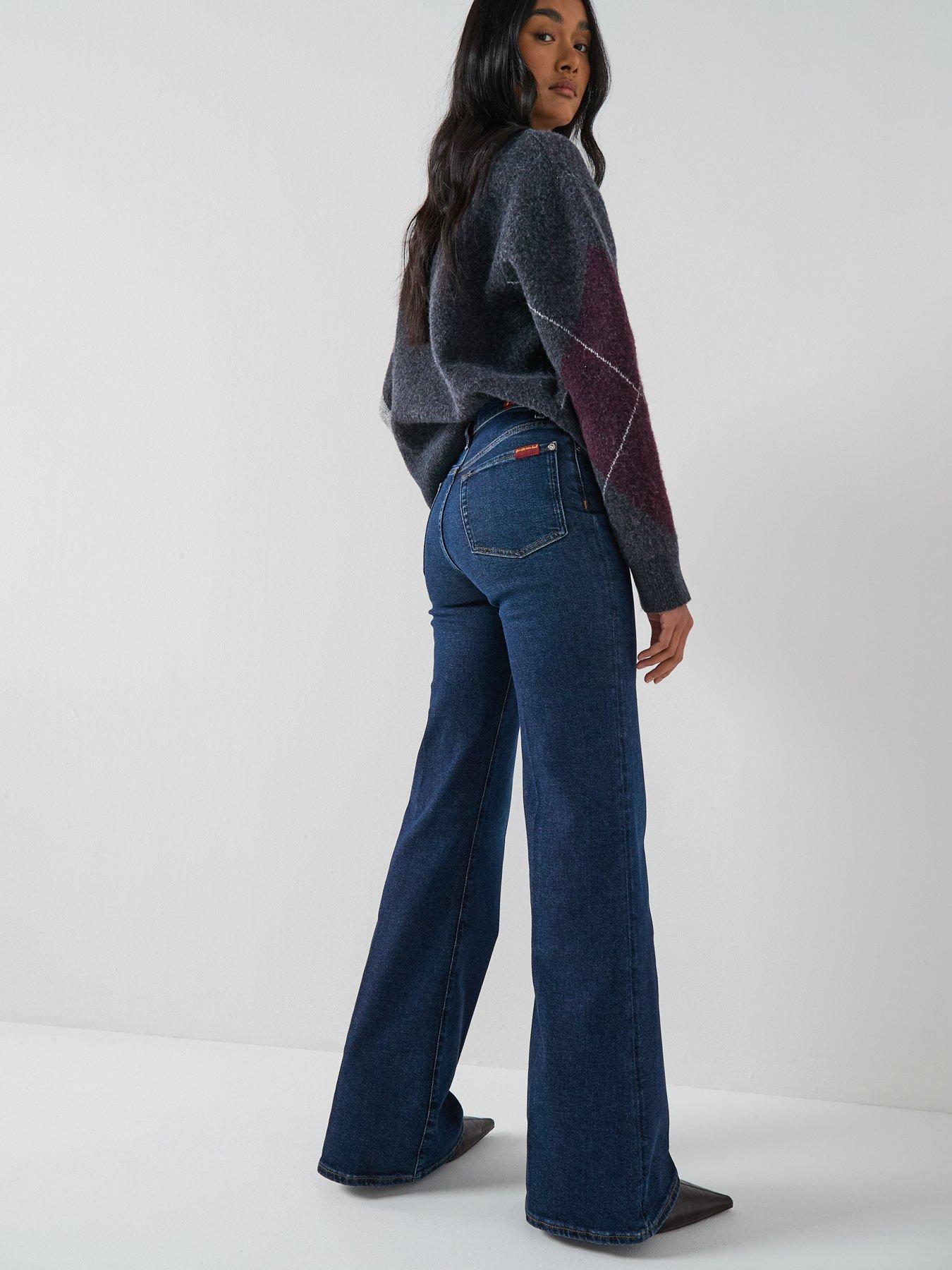 Image 5 of 6 of 7 FOR ALL MANKIND Modern DOJO in Luxe Vintage Jeans - Navy