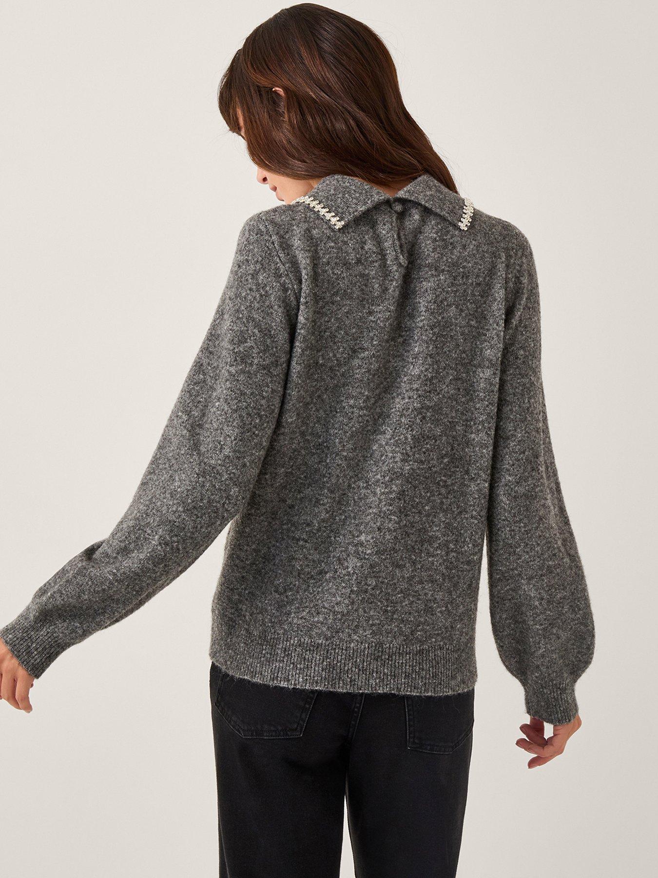 monsoon-caryn-collar-jumper-greystillFront