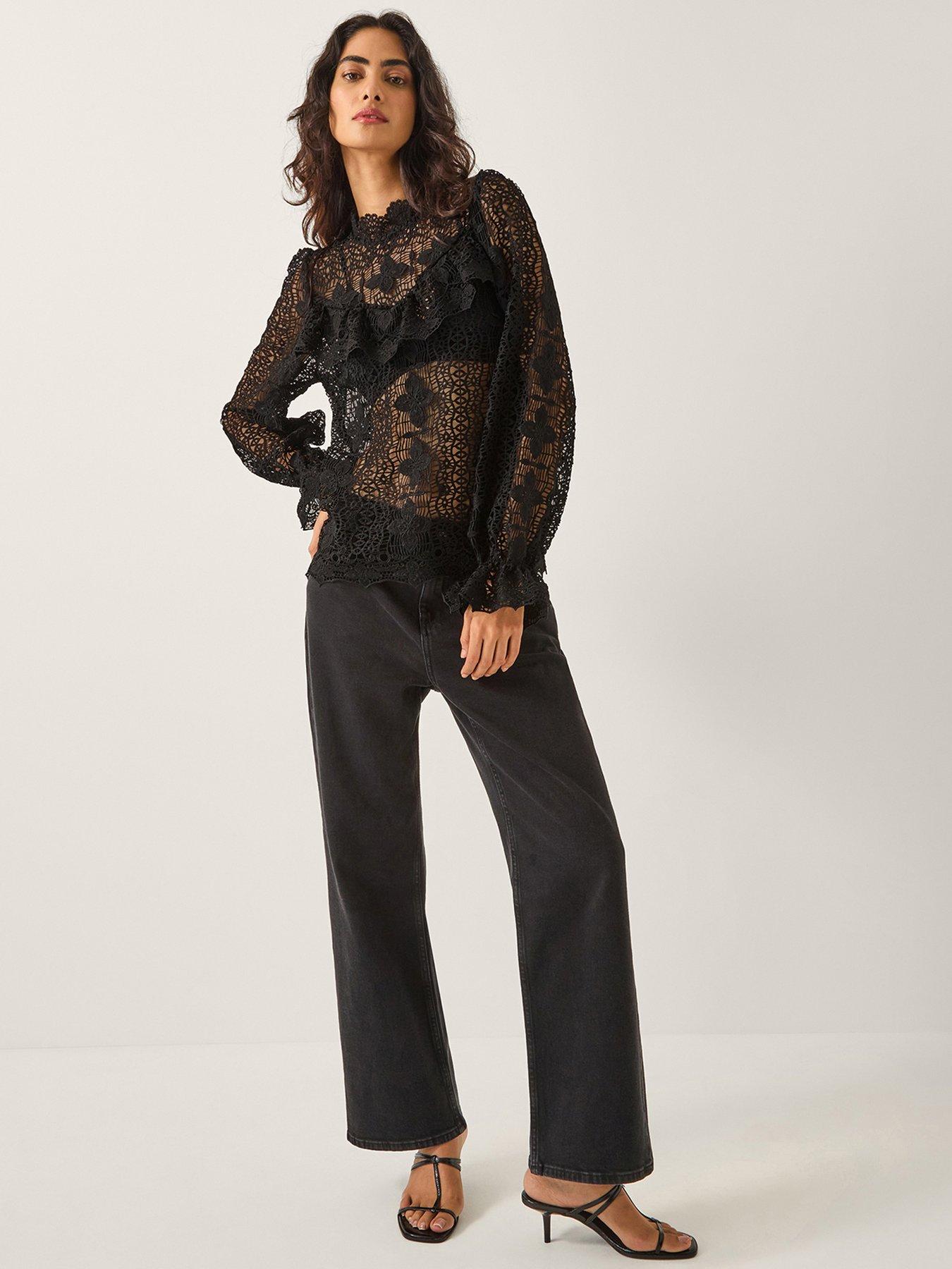 monsoon-phoebe-lace-top-black