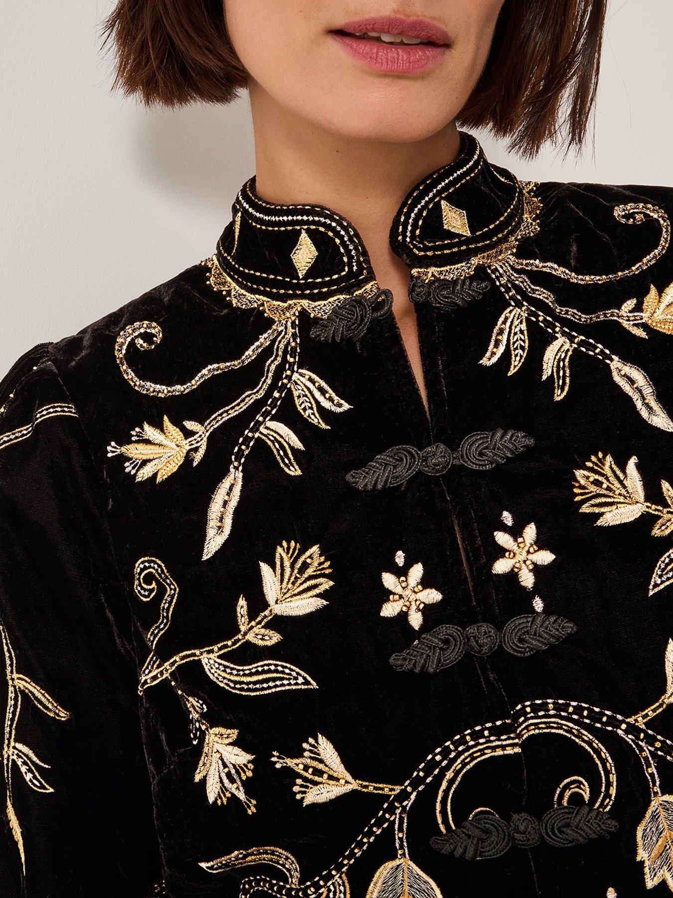 monsoon-farah-velvet-jacket-blackdetail