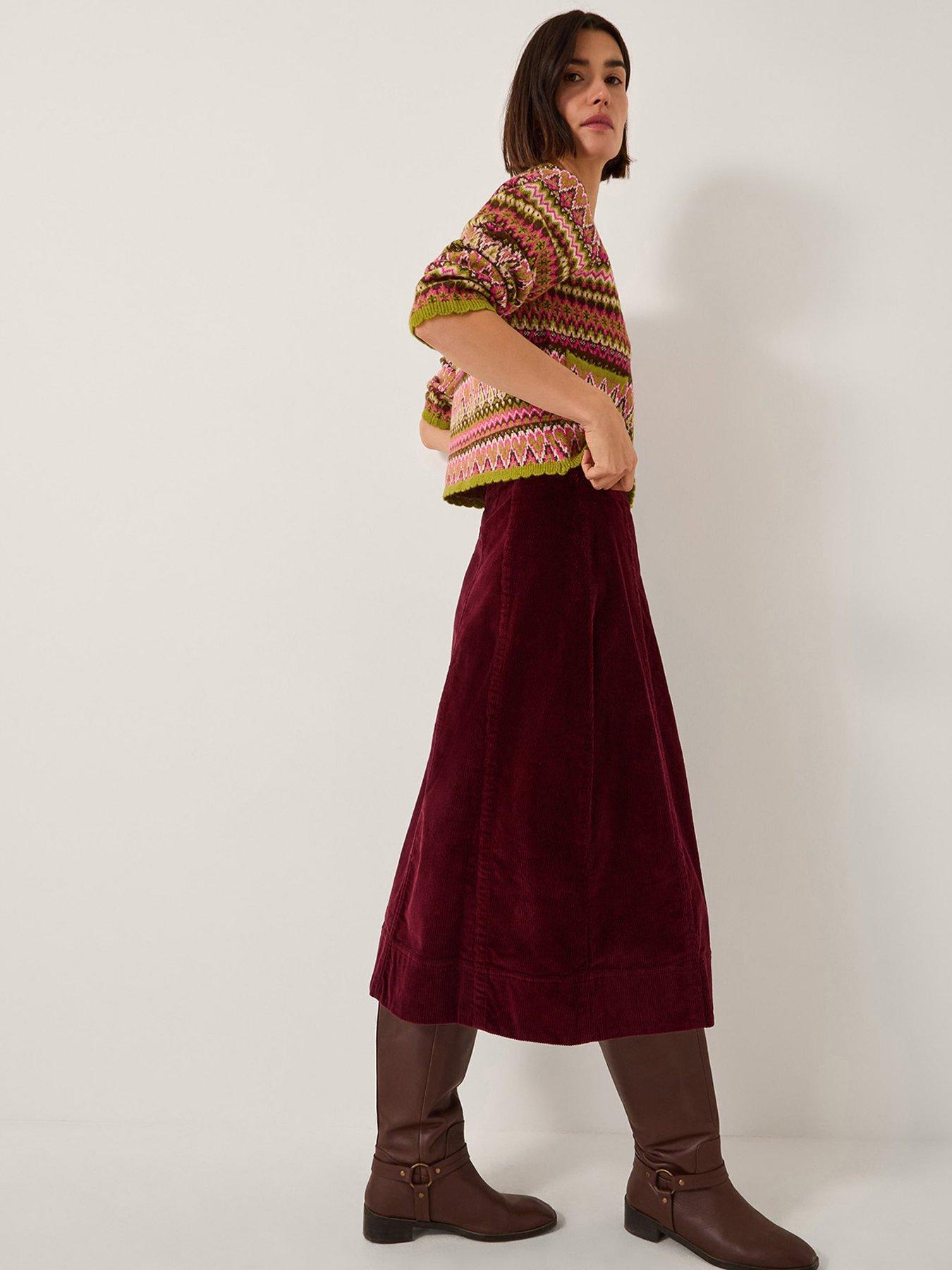 Image 6 of 6 of Monsoon Fiona Fairisle Cardi - Pink
