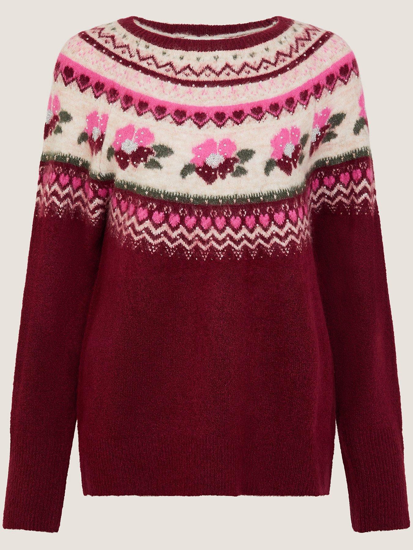 monsoon-penny-pattern-jumper-redback