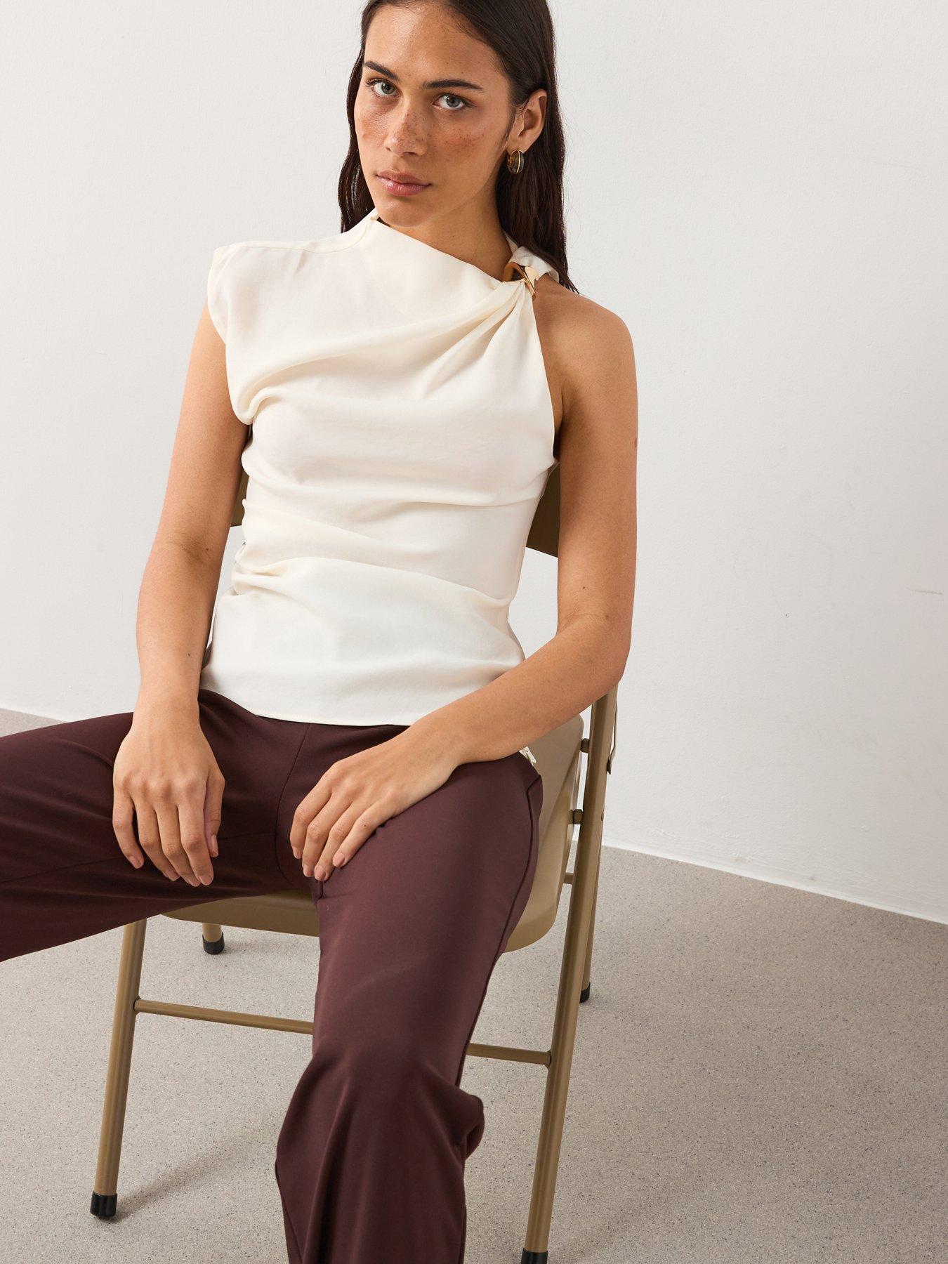 mango-gold-detail-blouse-creamdetail