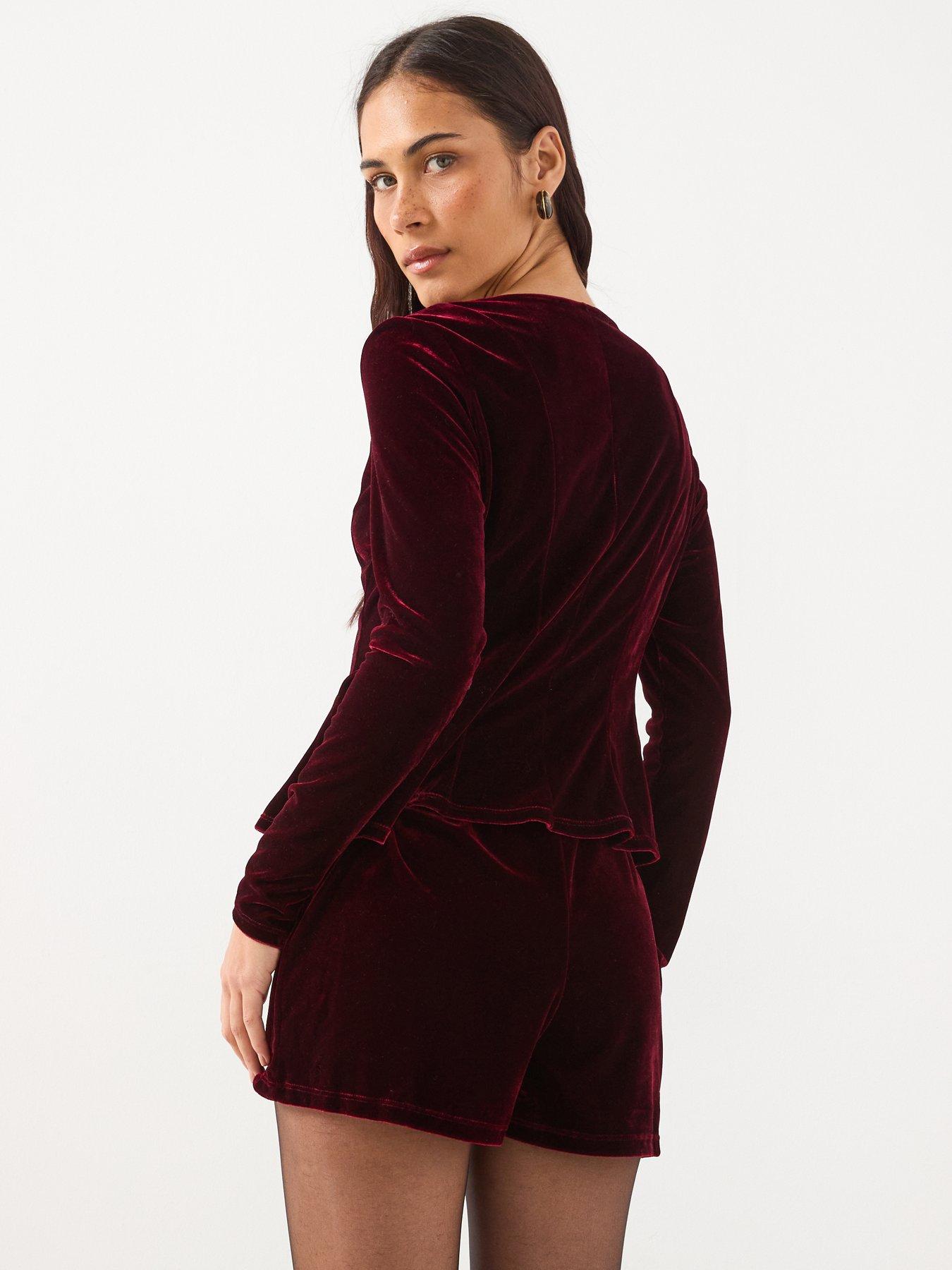 mango-velvet-blouse-with-bows-redstillFront