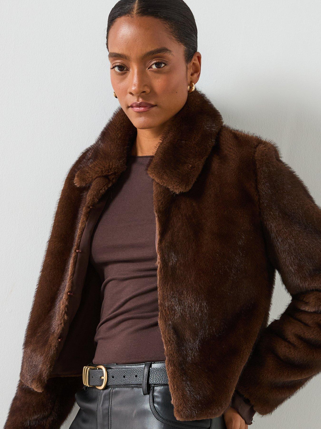 mango-faux-fur-jacket-browndetail