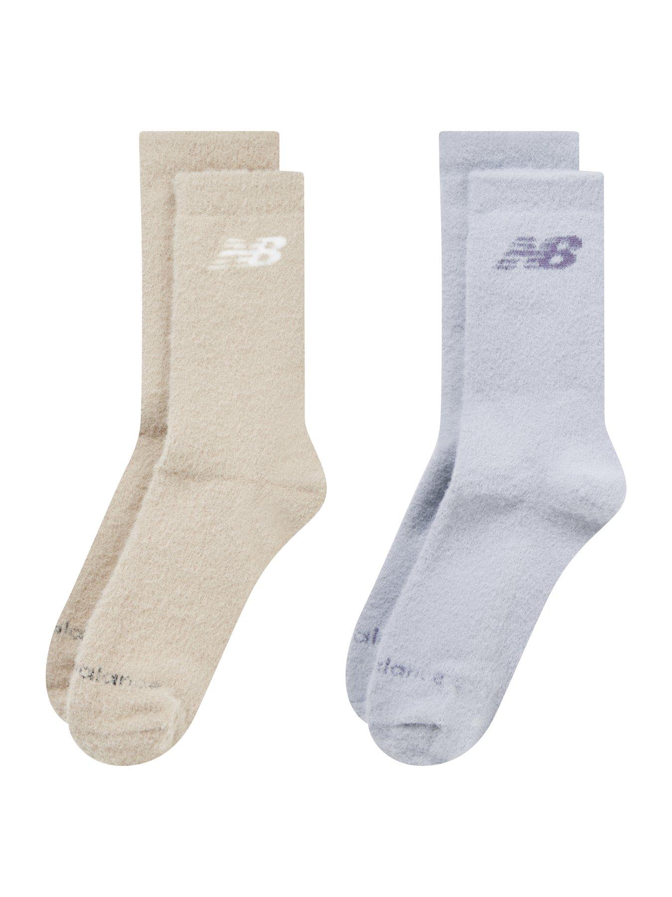 Image 2 of 3 of New Balance Shaggy Like Crew Socks 2 Pack - Multi