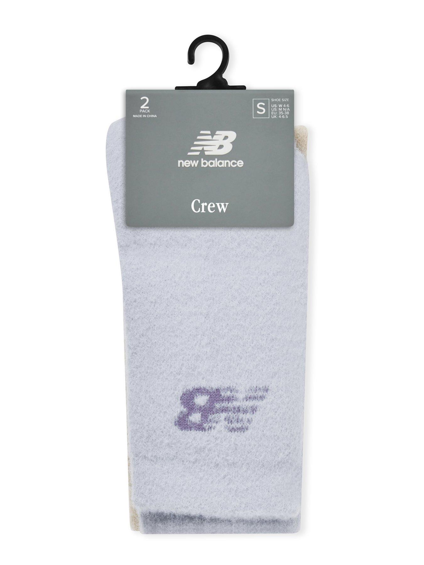 Image 3 of 3 of New Balance Shaggy Like Crew Socks 2 Pack - Multi