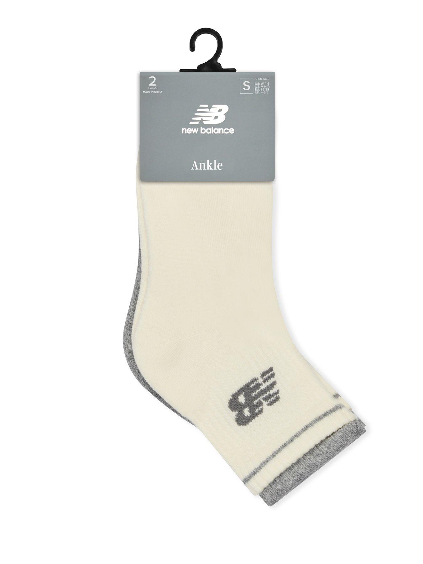 Image 3 of 3 of New Balance Layered Line Ankle Socks 2 Pack - Multi