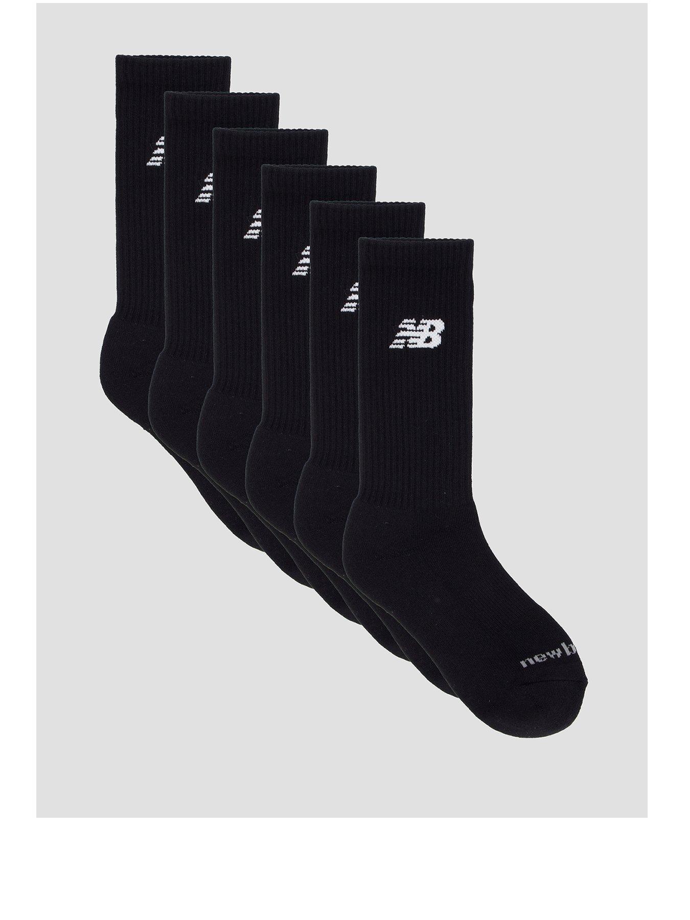 new-balance-everyday-crew-socks-6-pack-blackfront